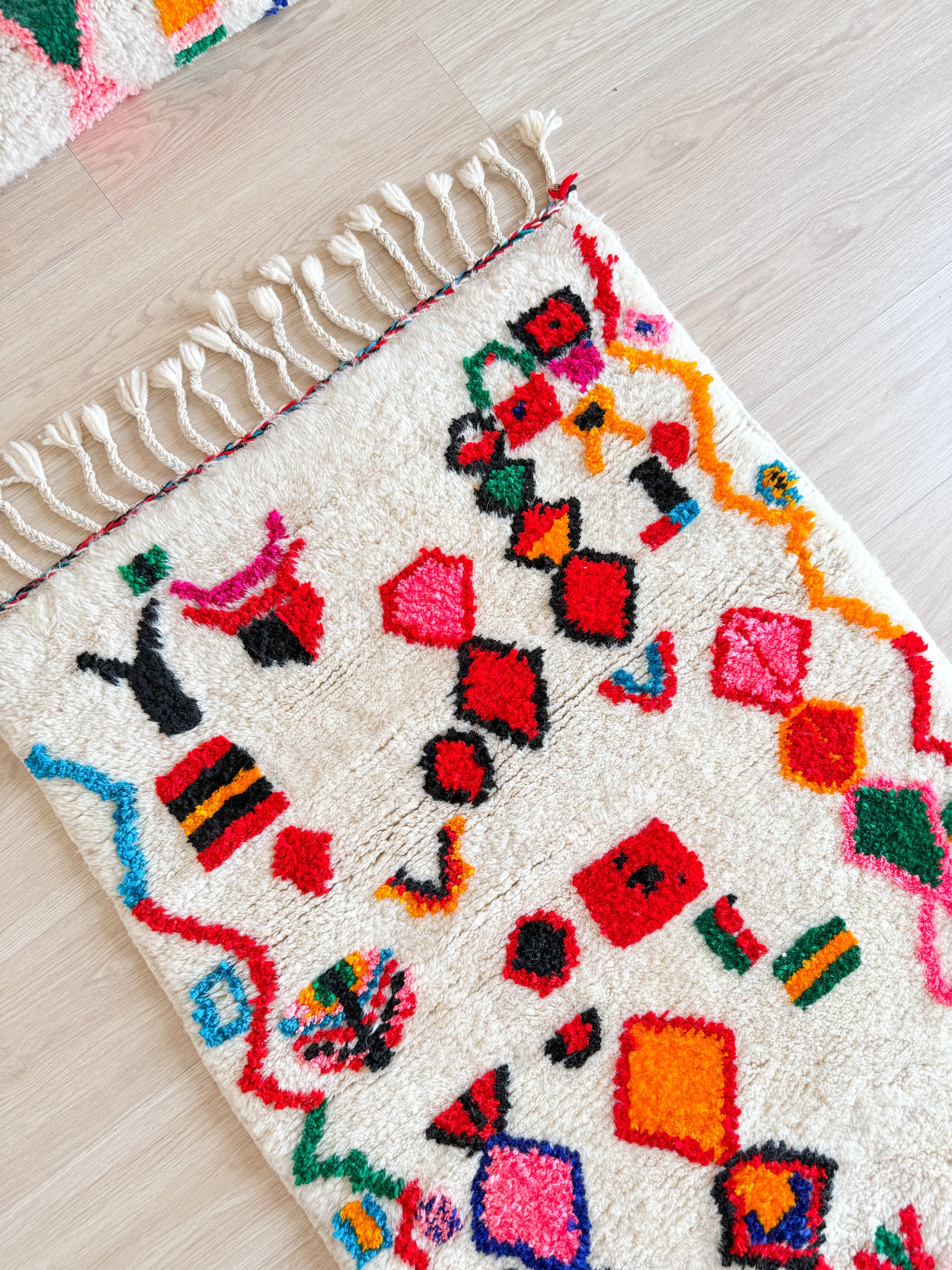 Colorful Berber rug 85 x 137 cm - n°1922