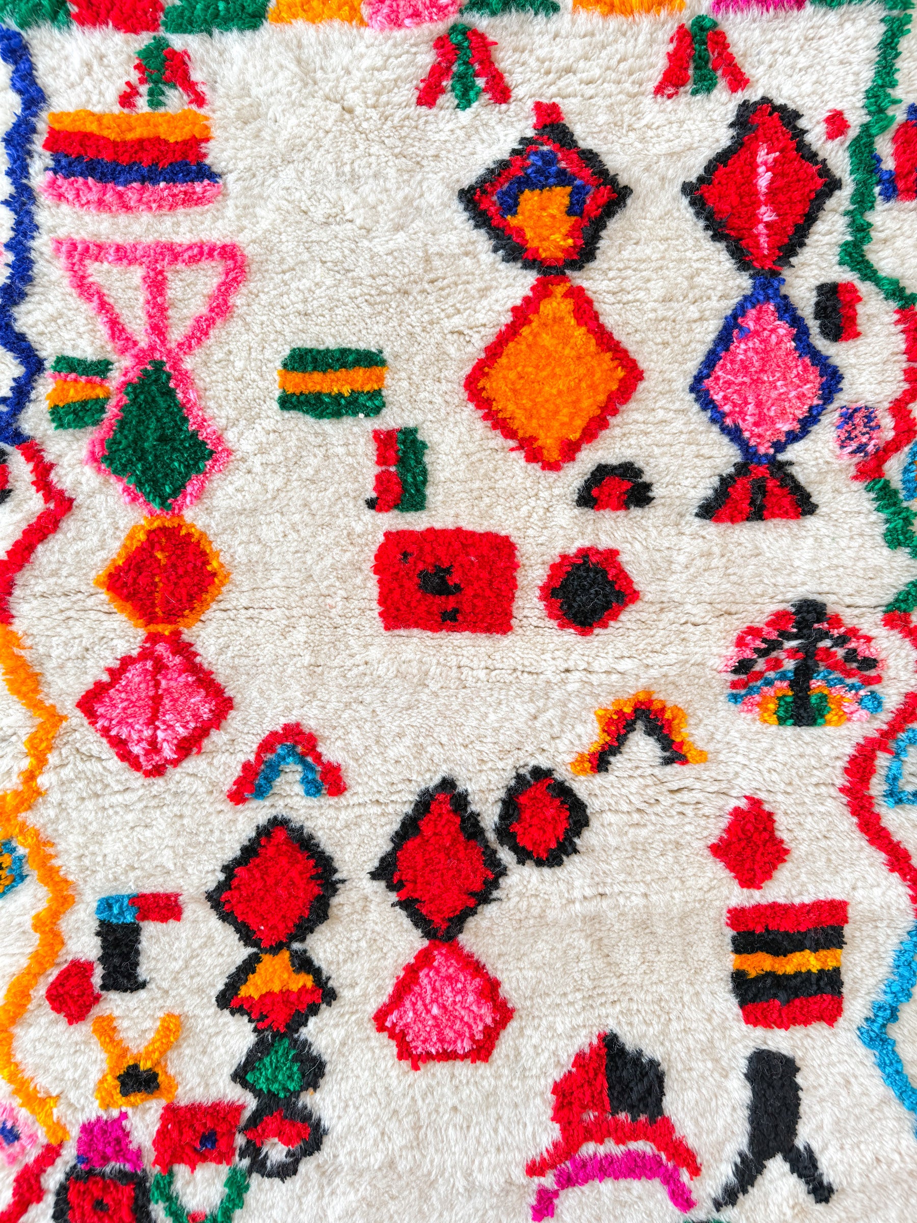 Colorful Berber rug 85 x 137 cm - n°1922