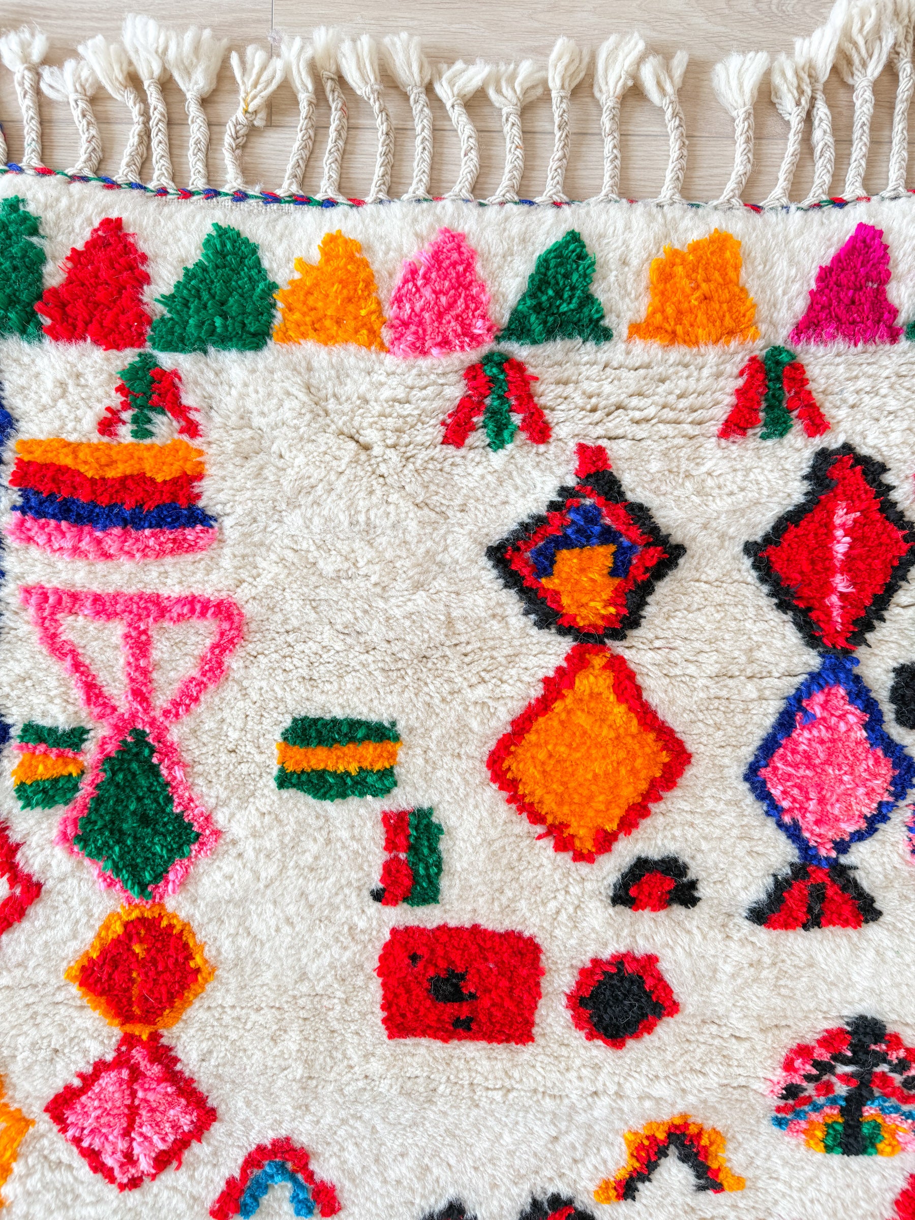 Colorful Berber rug 85 x 137 cm - n°1922