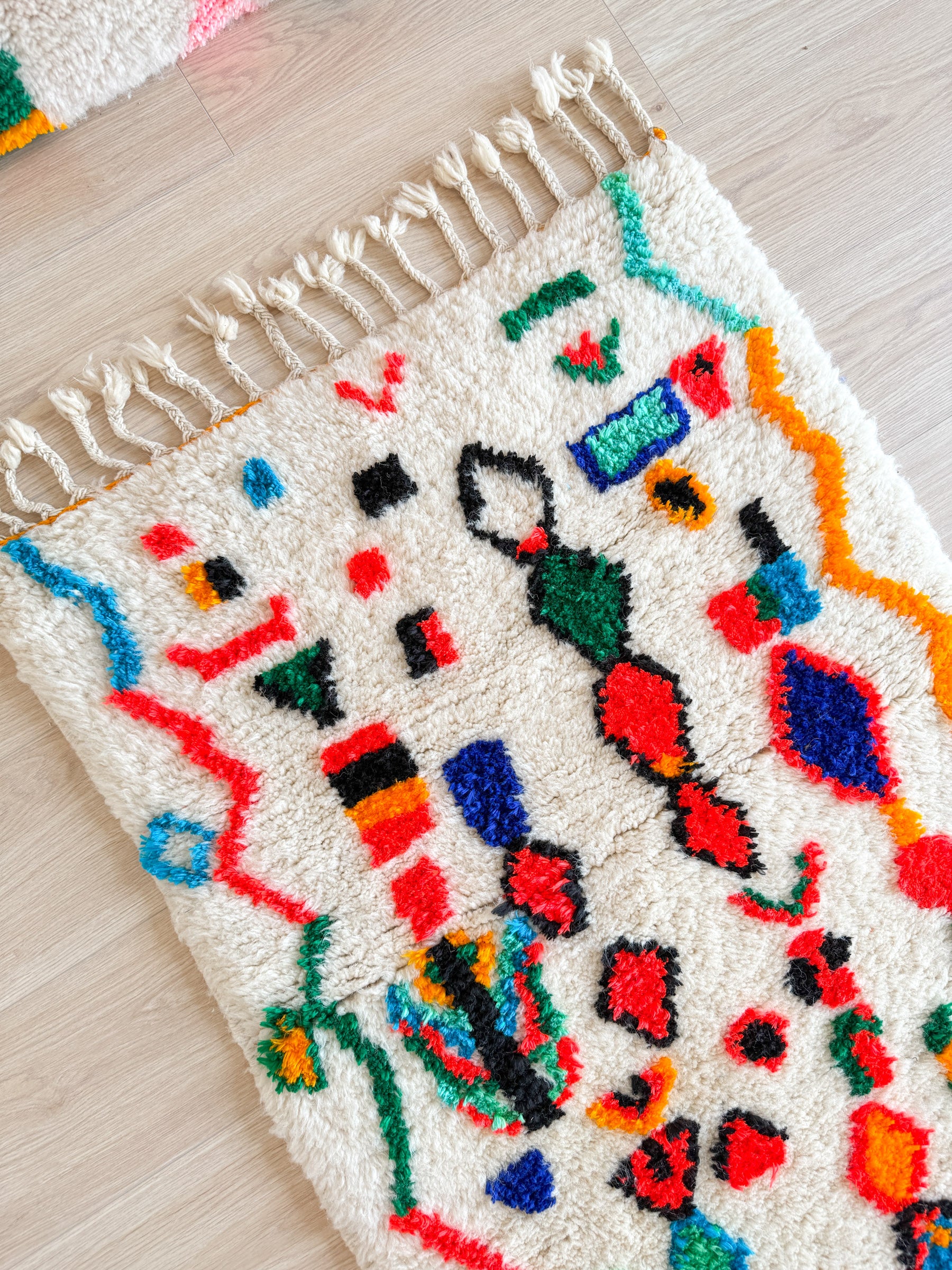 Colorful Berber rug 79 x 130 cm - n°2130