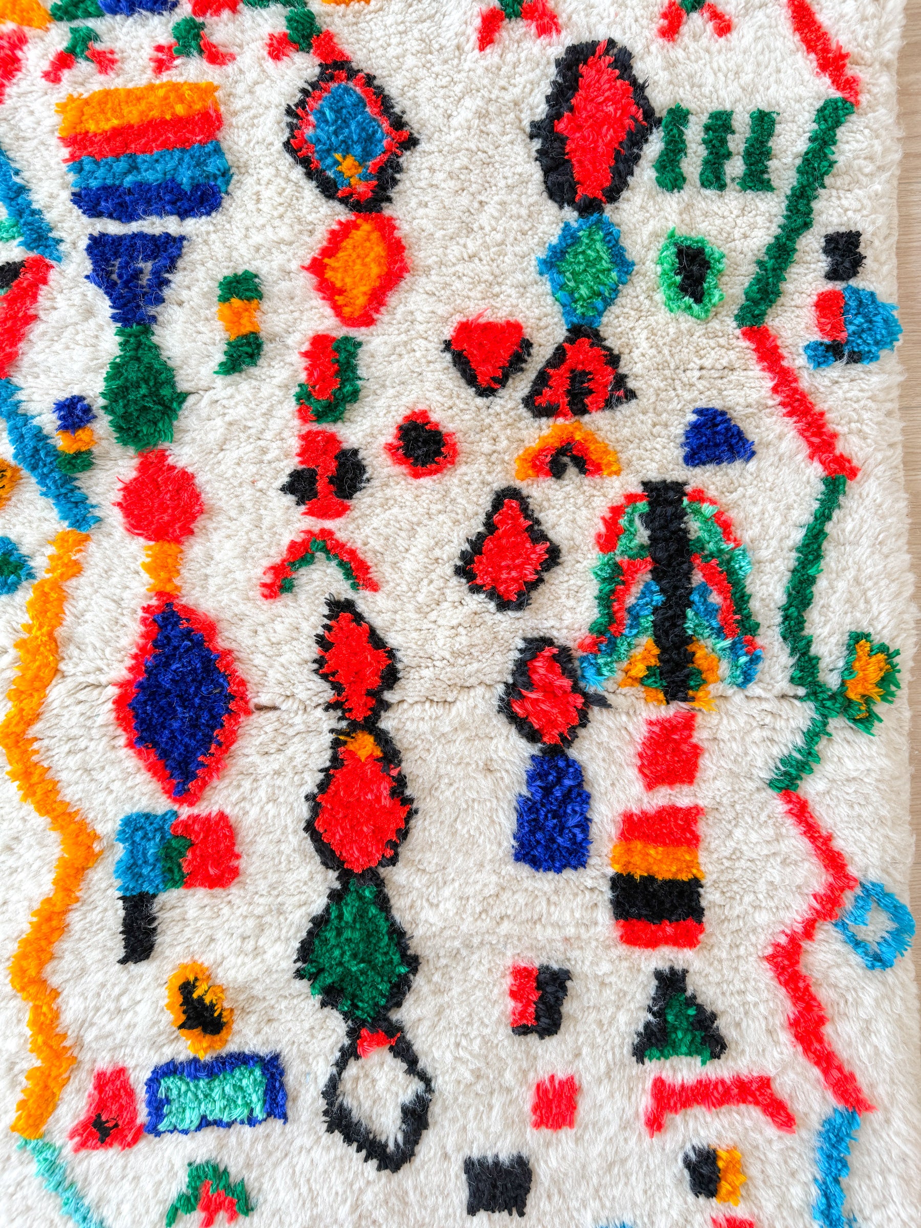 Colorful Berber rug 79 x 130 cm - n°2130
