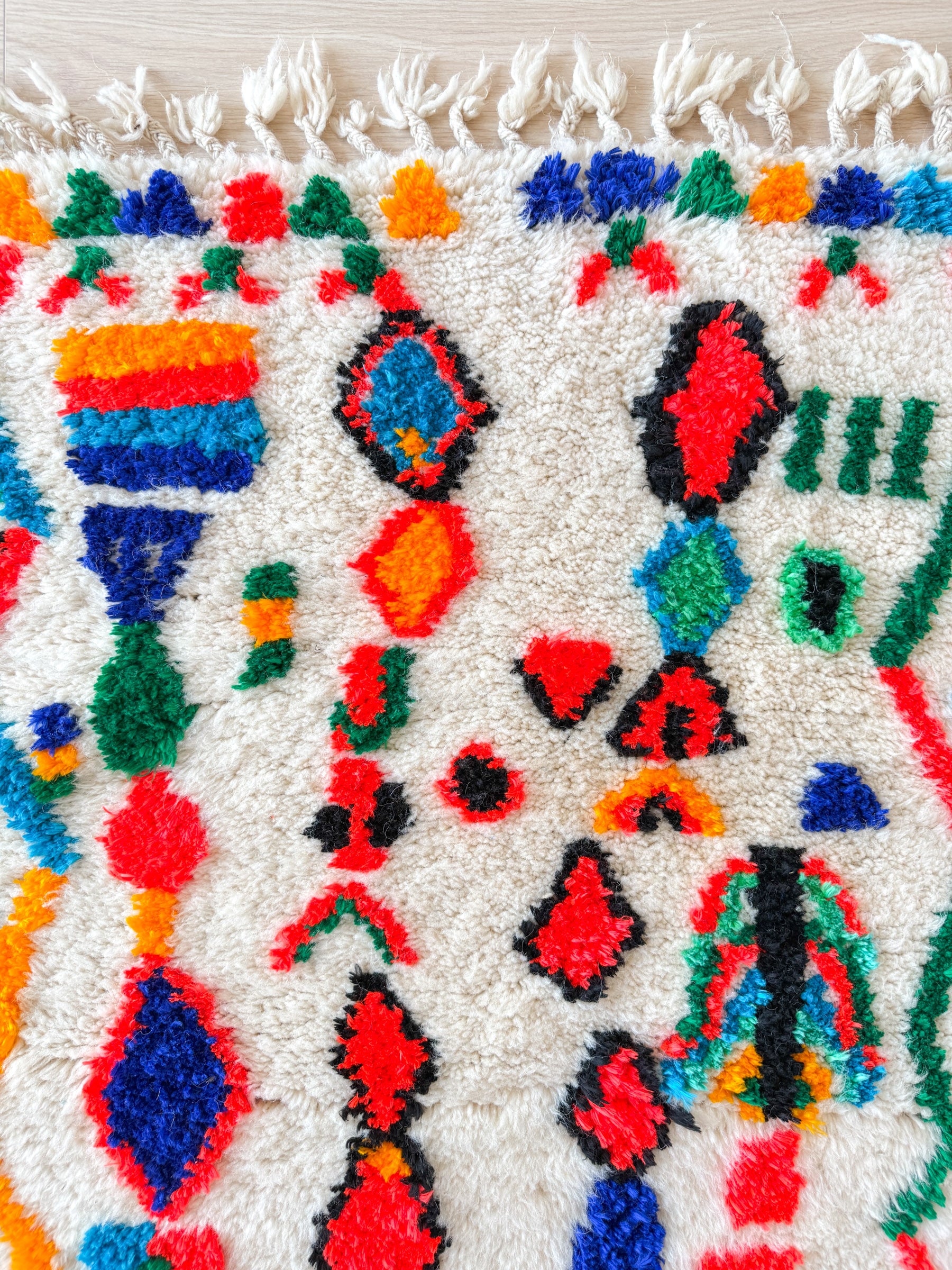 Colorful Berber rug 79 x 130 cm - n°2130