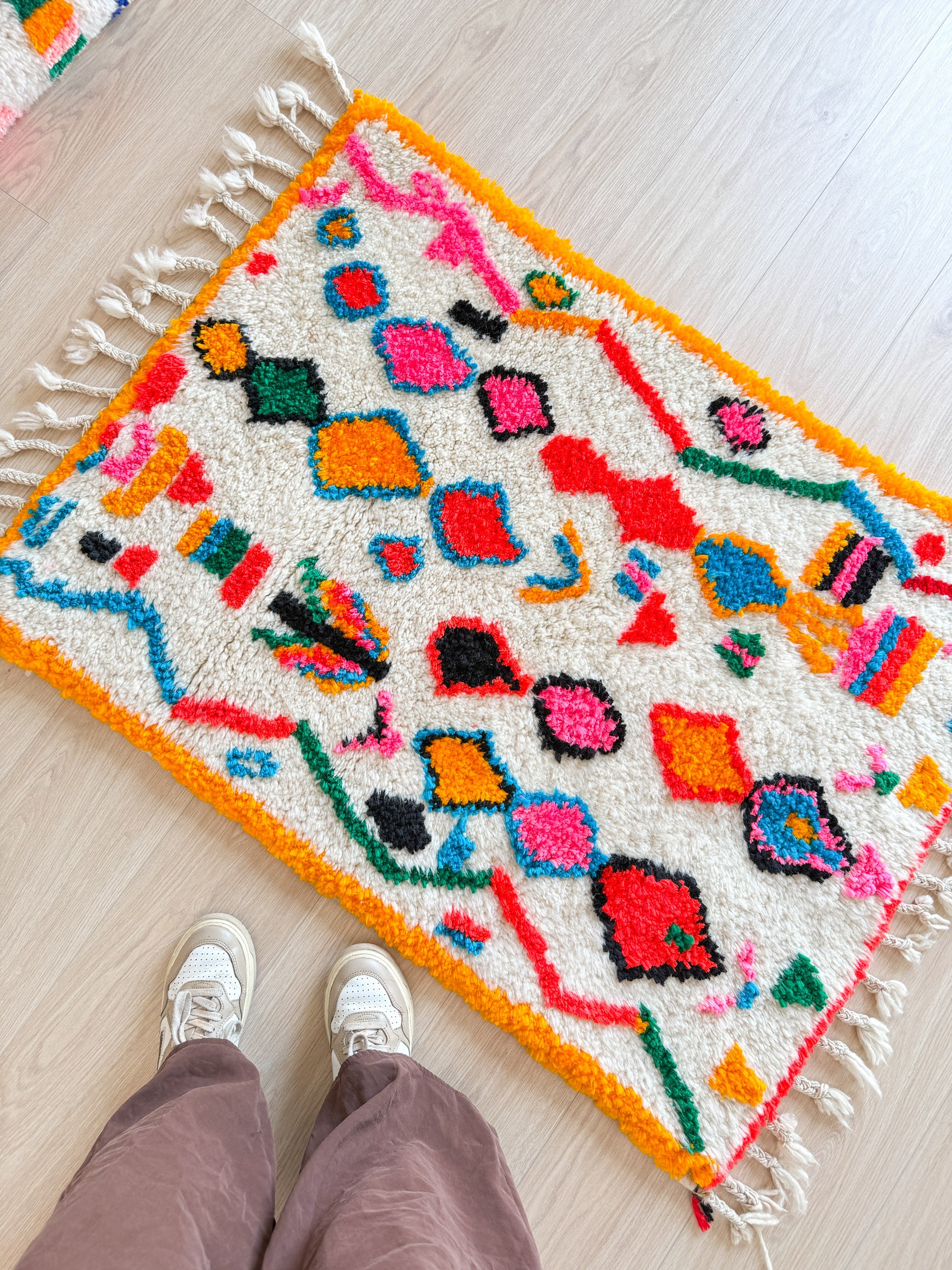 Colorful Berber rug 83 x 125 cm - n°1999