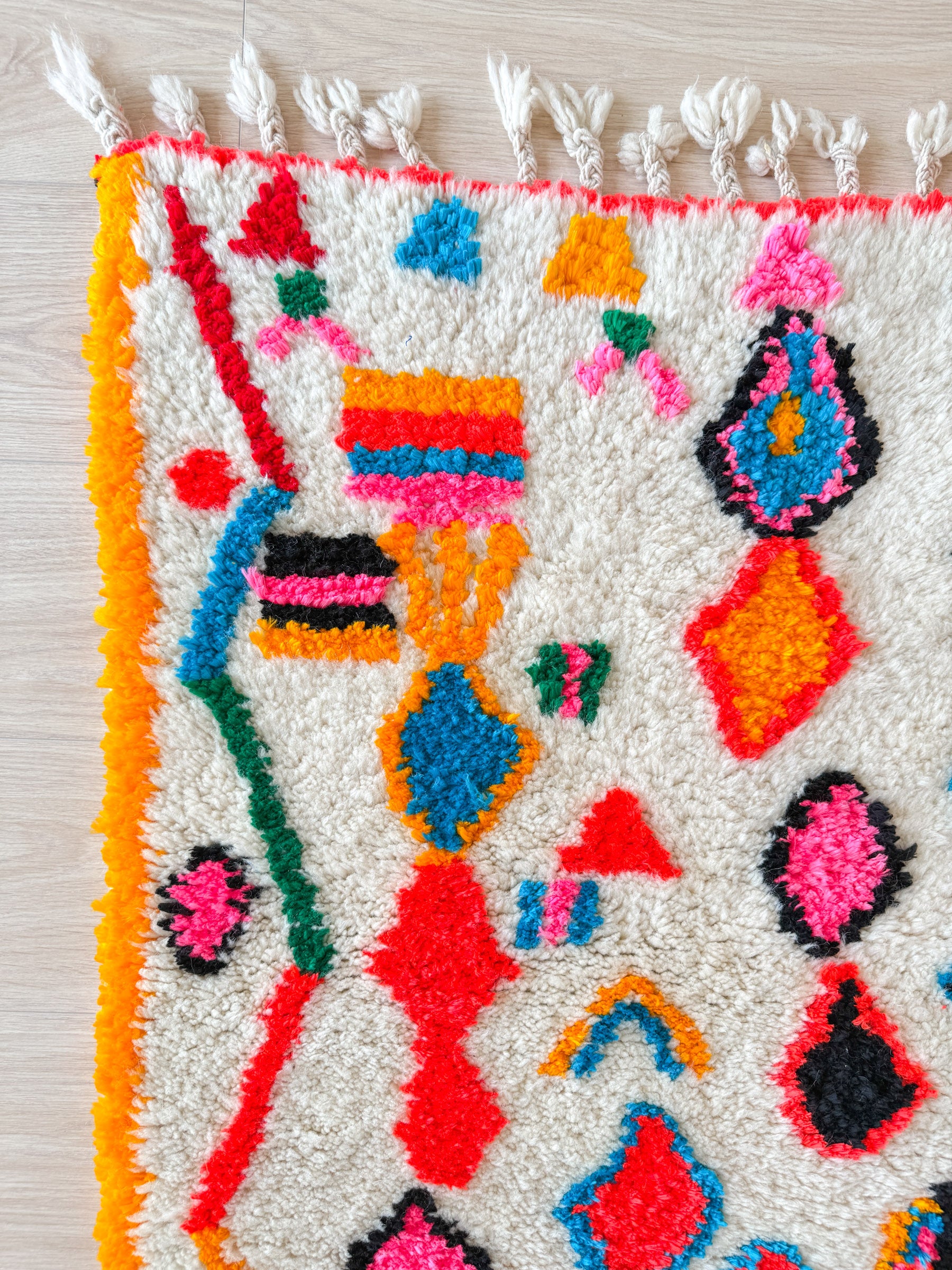 Colorful Berber rug 83 x 125 cm - n°1999