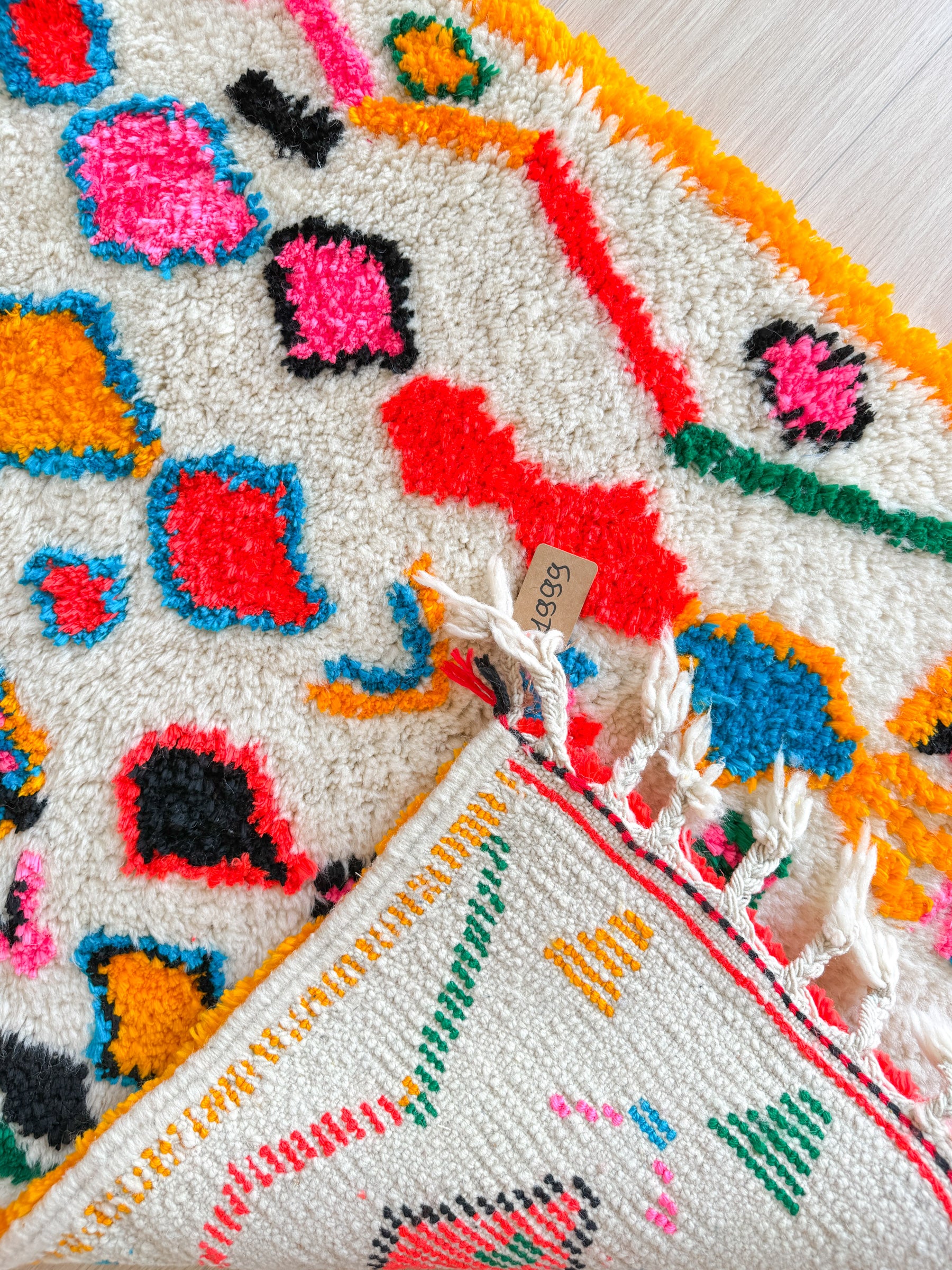 Colorful Berber rug 83 x 125 cm - n°1999