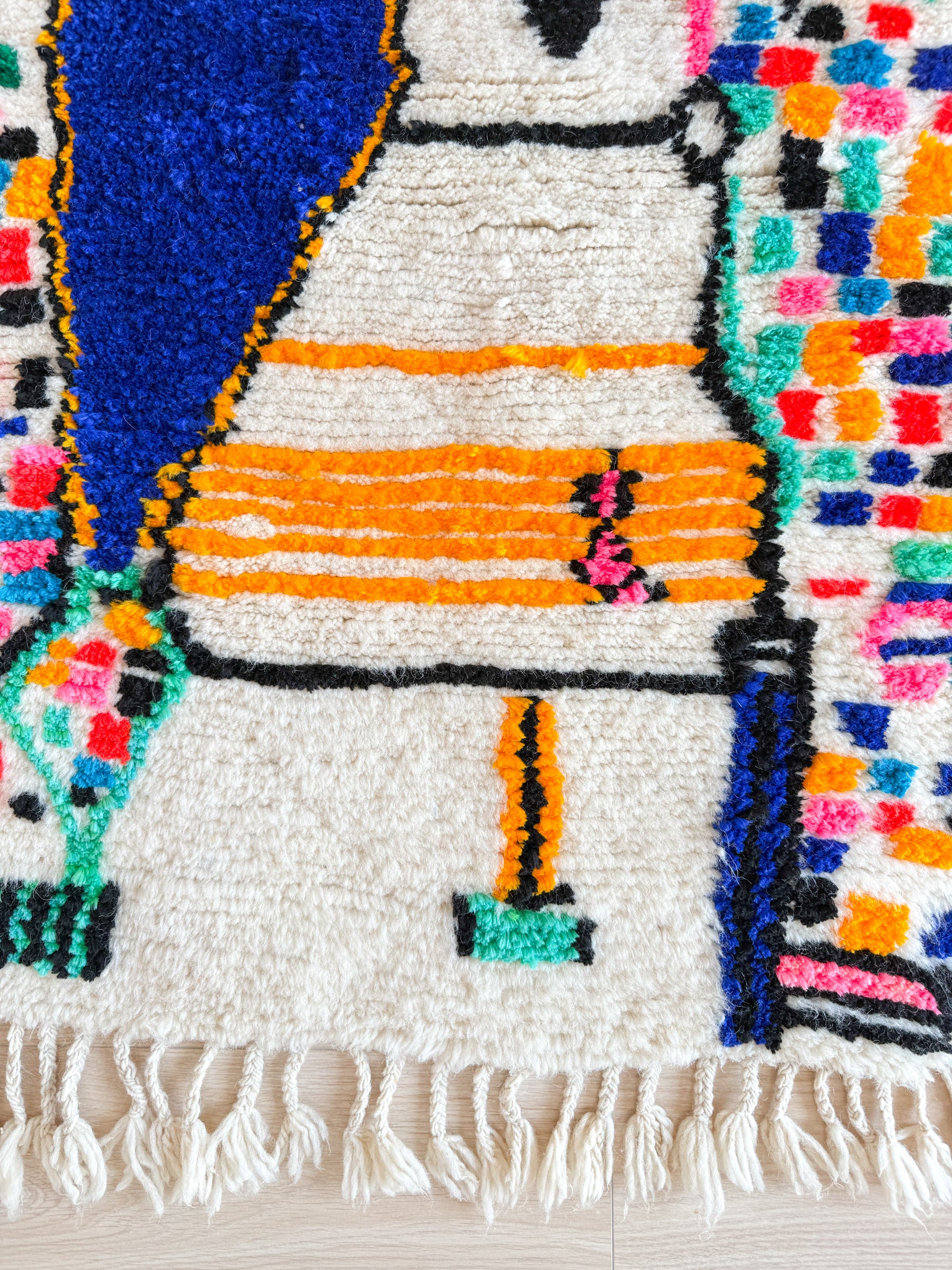 Colorful Berber rug 84 x 140 cm - n°2085
