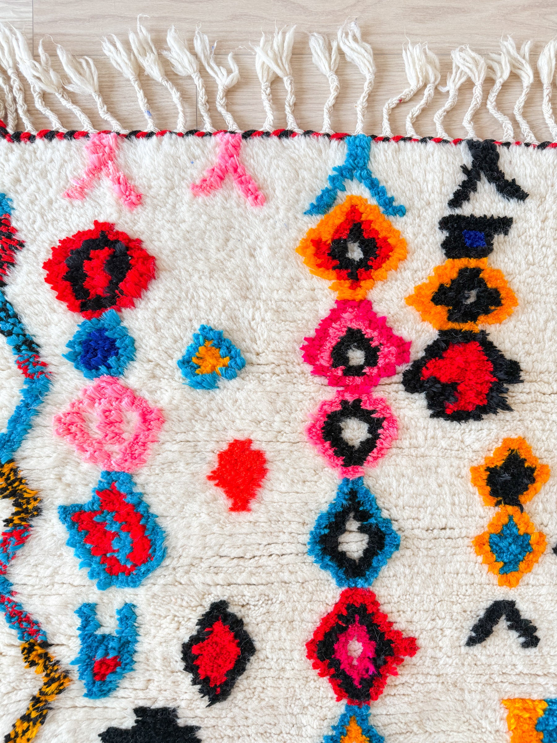 Colorful Berber rug 88 x 150 cm - n°1969