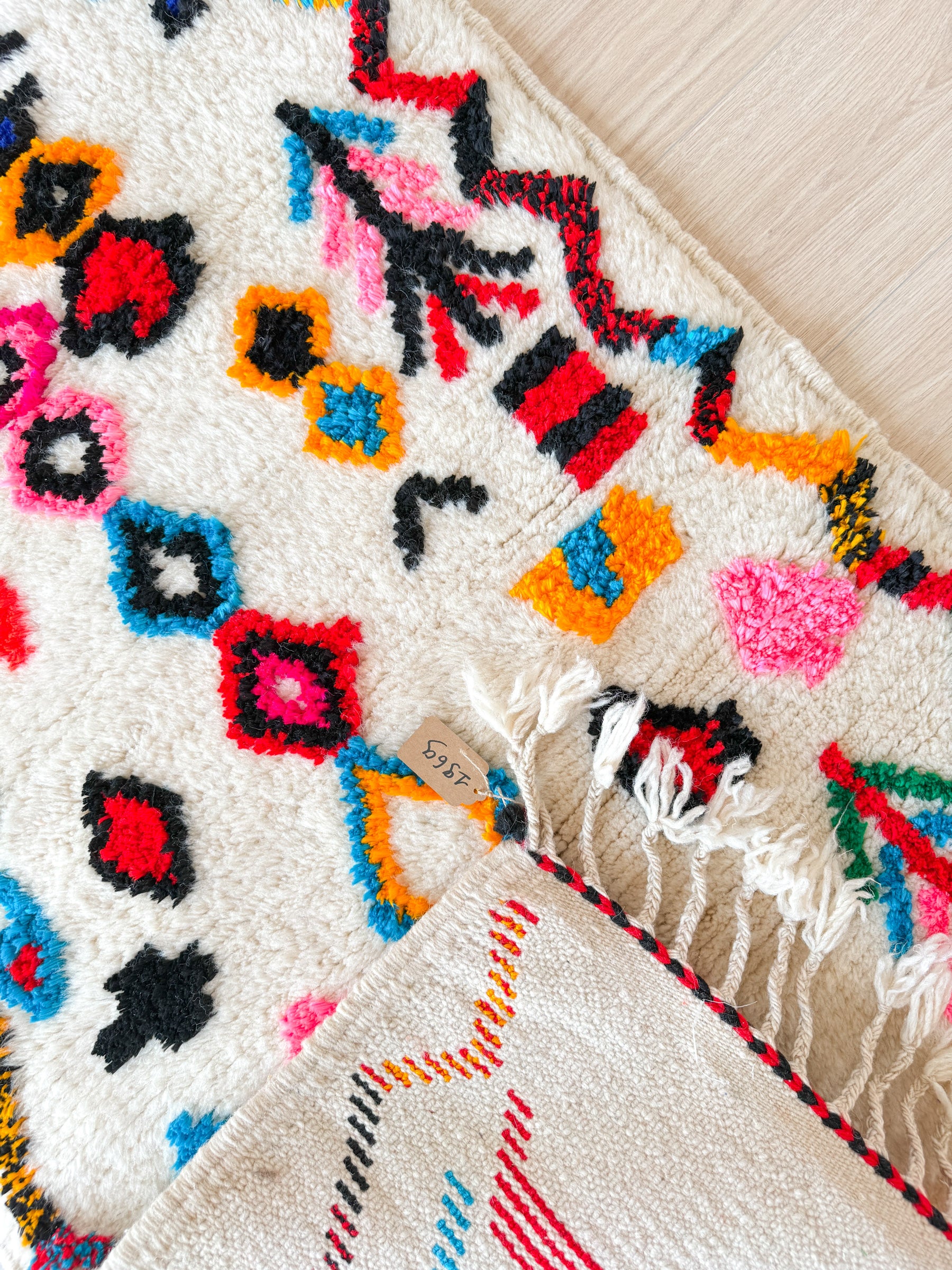 Colorful Berber rug 88 x 150 cm - n°1969