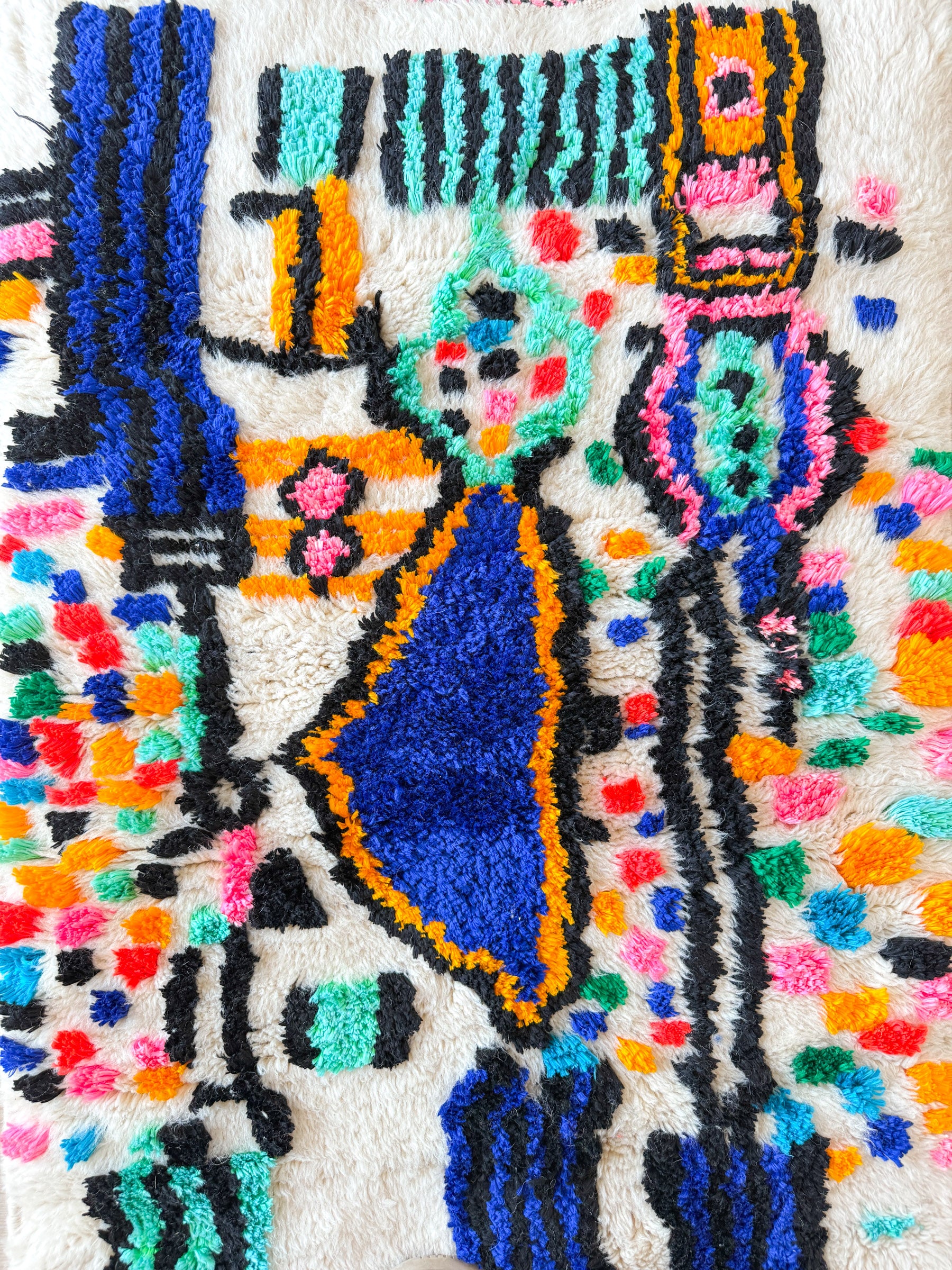 Colorful Berber rug 83 x 140 cm - n°1971