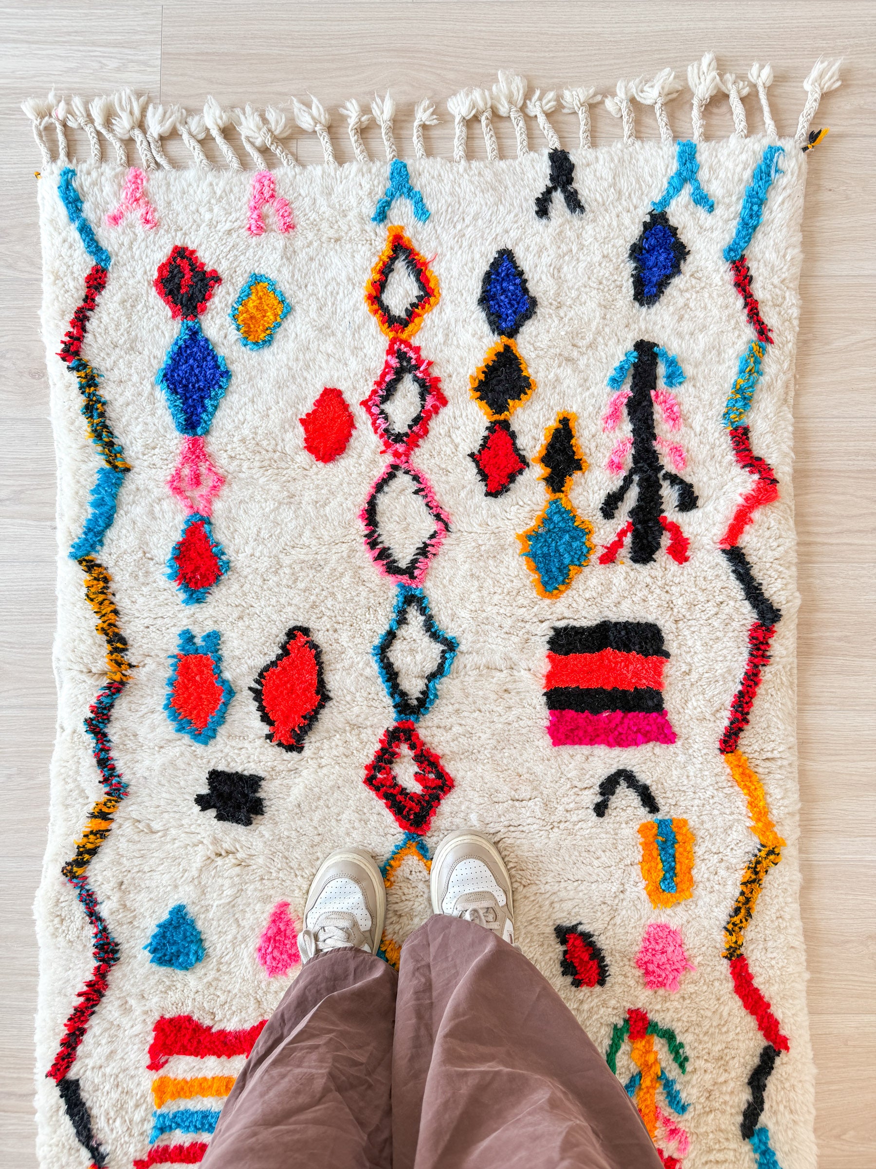 Colorful Berber rug 97 x 150 cm - n°2031