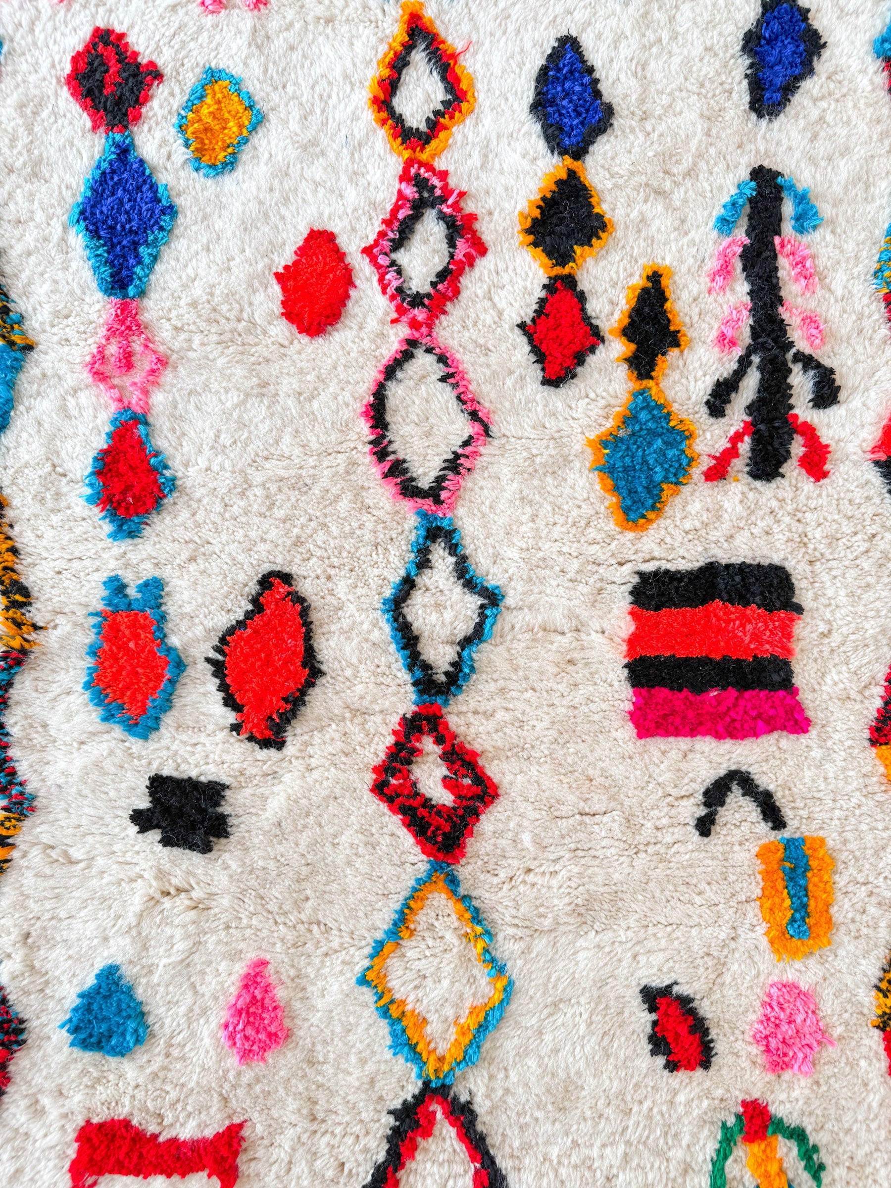 Colorful Berber rug 97 x 150 cm - n°2031