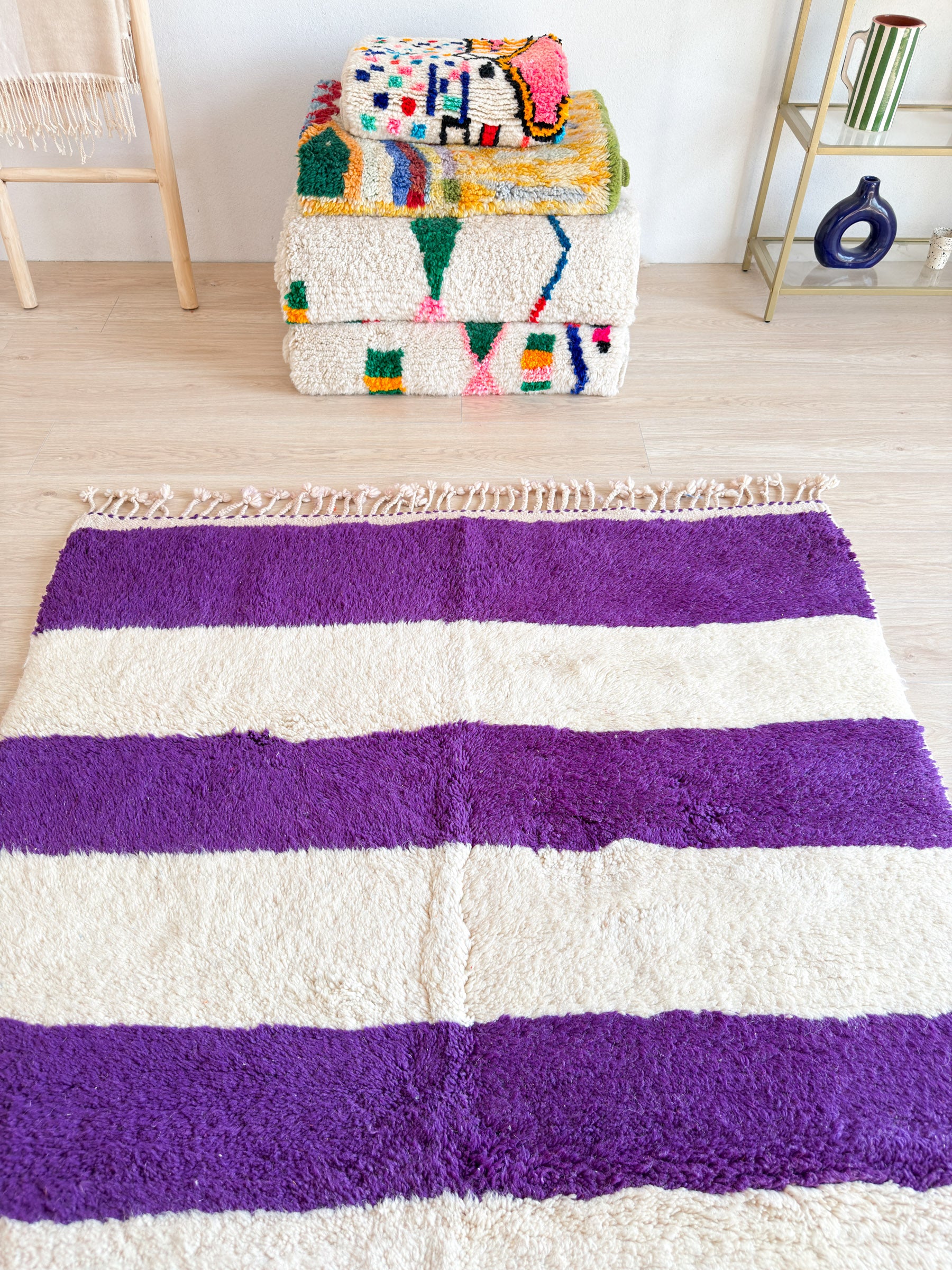 Kleurrijk Berber tapijt 143 x 260 cm - n°1324