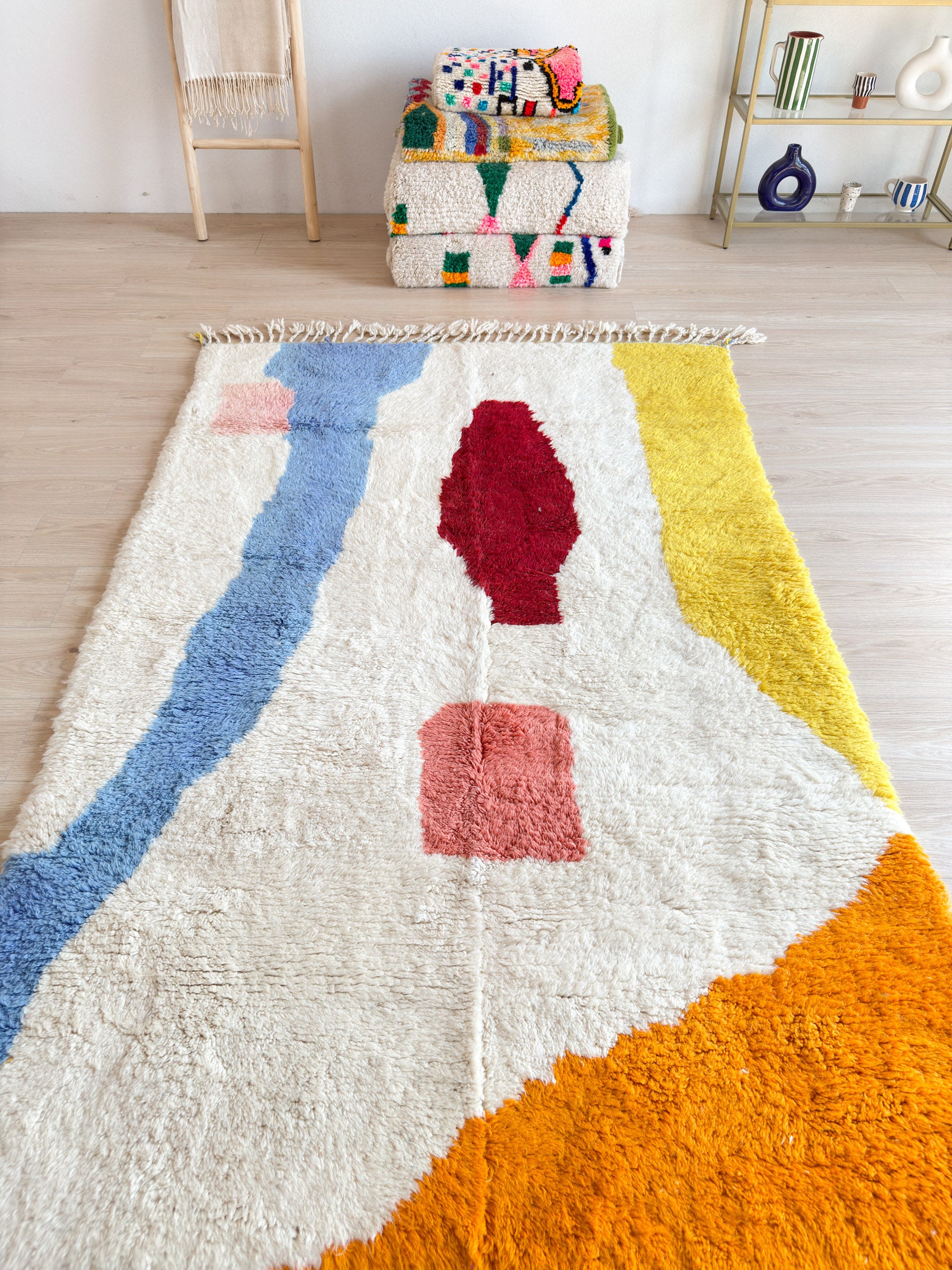 Colorful Berber Rug 148 x 248 cm / 4.9 x 8.1 ft - n°1488