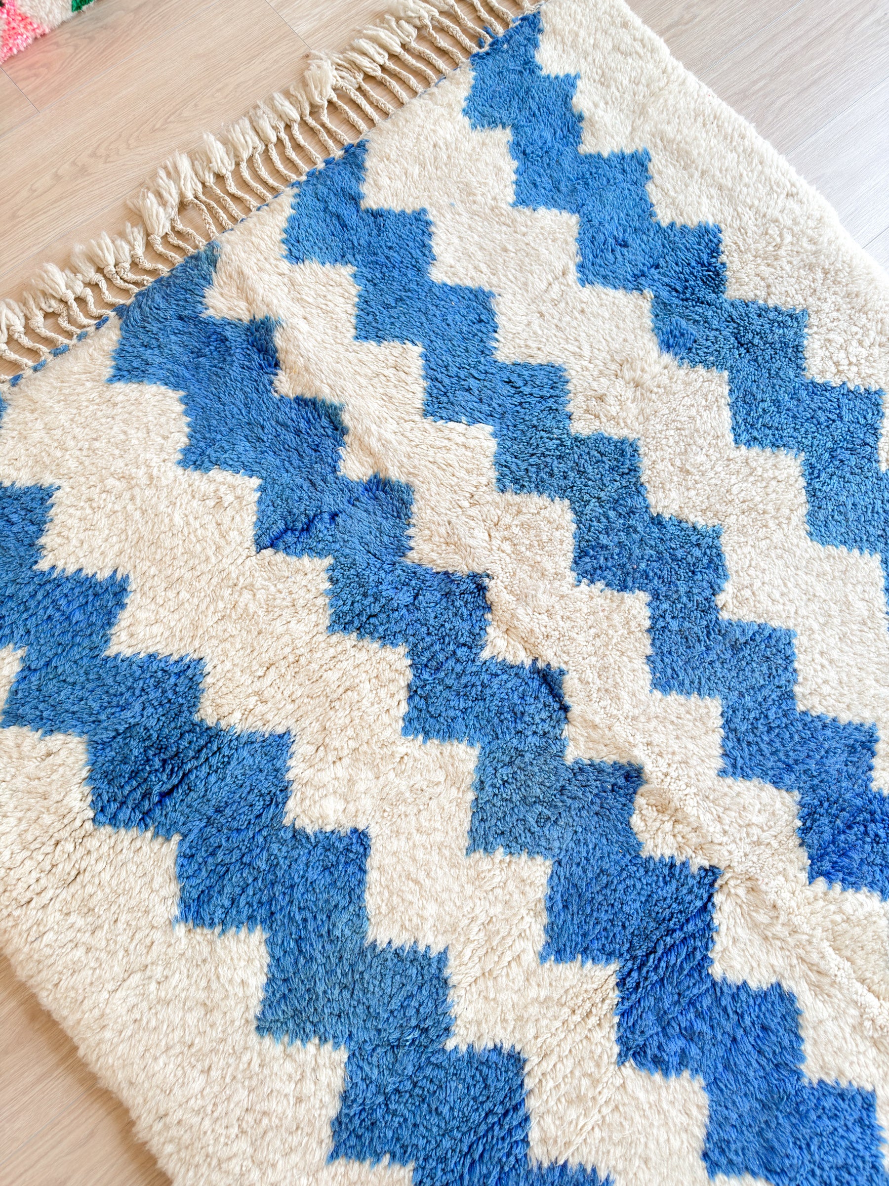 Colorful Moroccan Rug 154 x 207 cm / 5.1 x 6.8 ft - n°1450