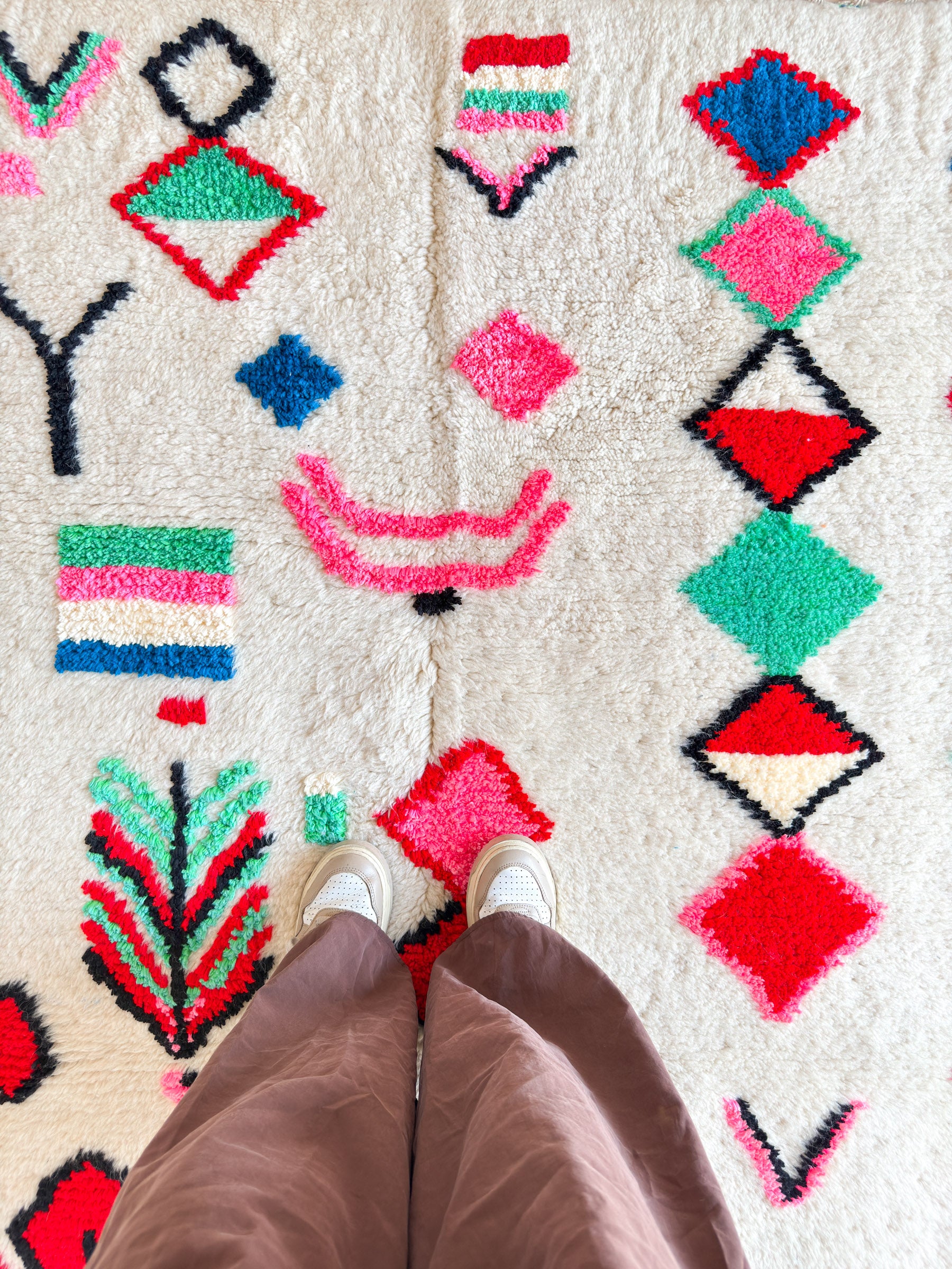 Tapis berbère coloré 146 x 240 cm - n°1510