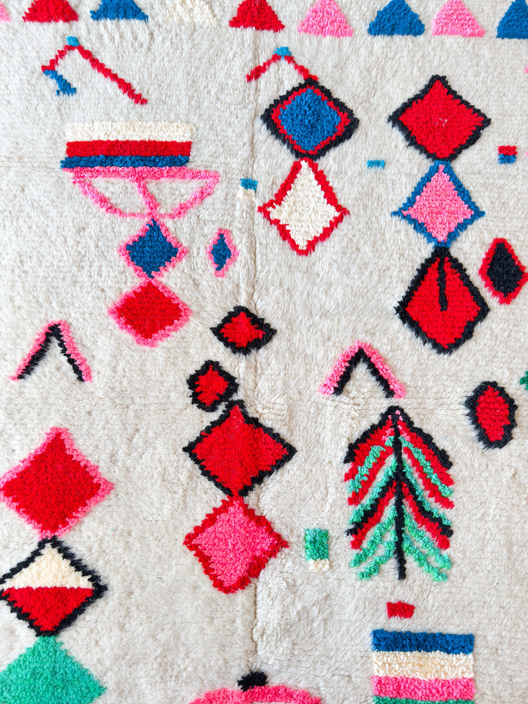 Tapis berbère coloré 146 x 240 cm - n°1510