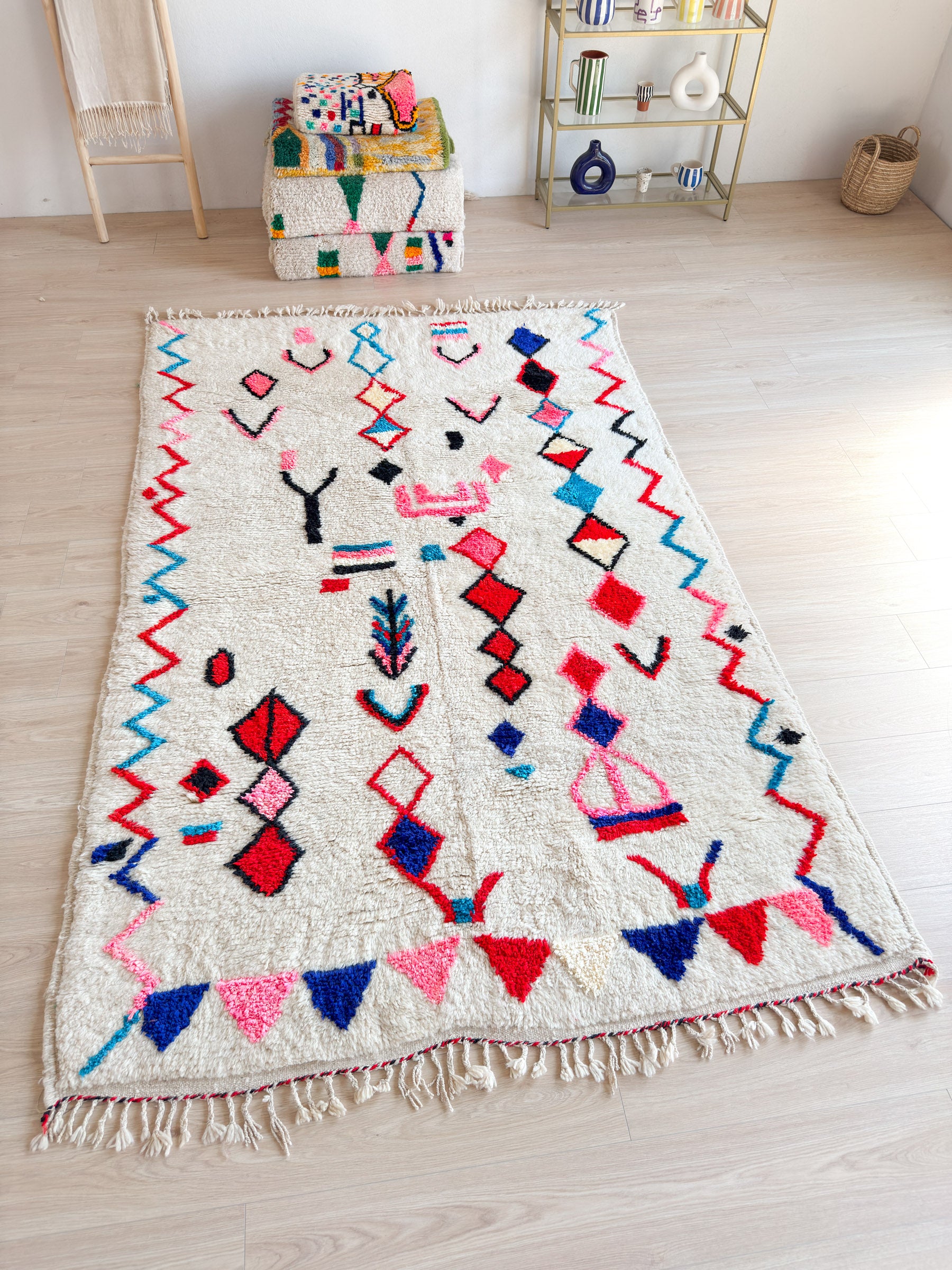 Bunter Berberteppich 172 x 285 cm – Nr. 1386