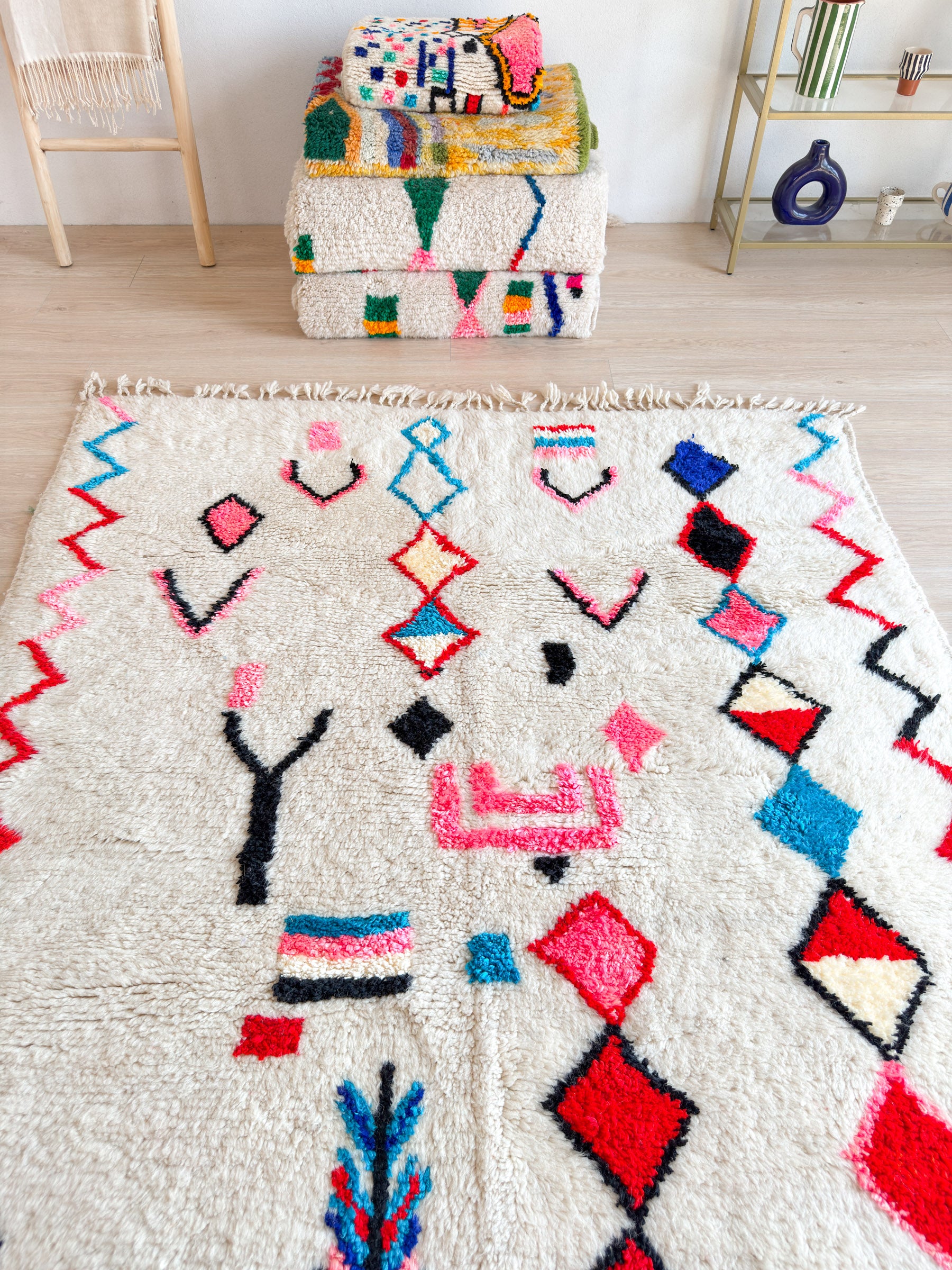 Tapis berbère coloré 172 x 285 cm - n°1386