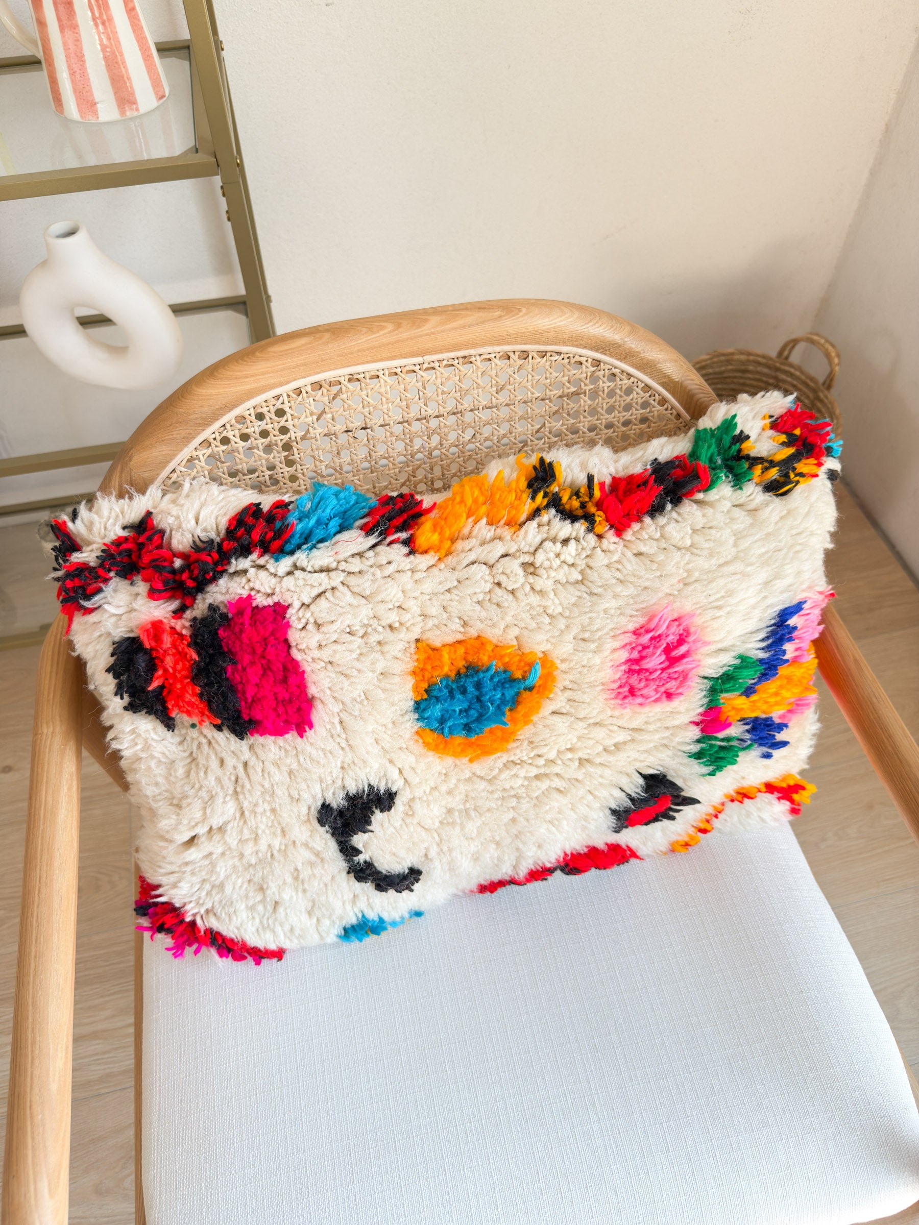 Colorful Berber cushion no. 18