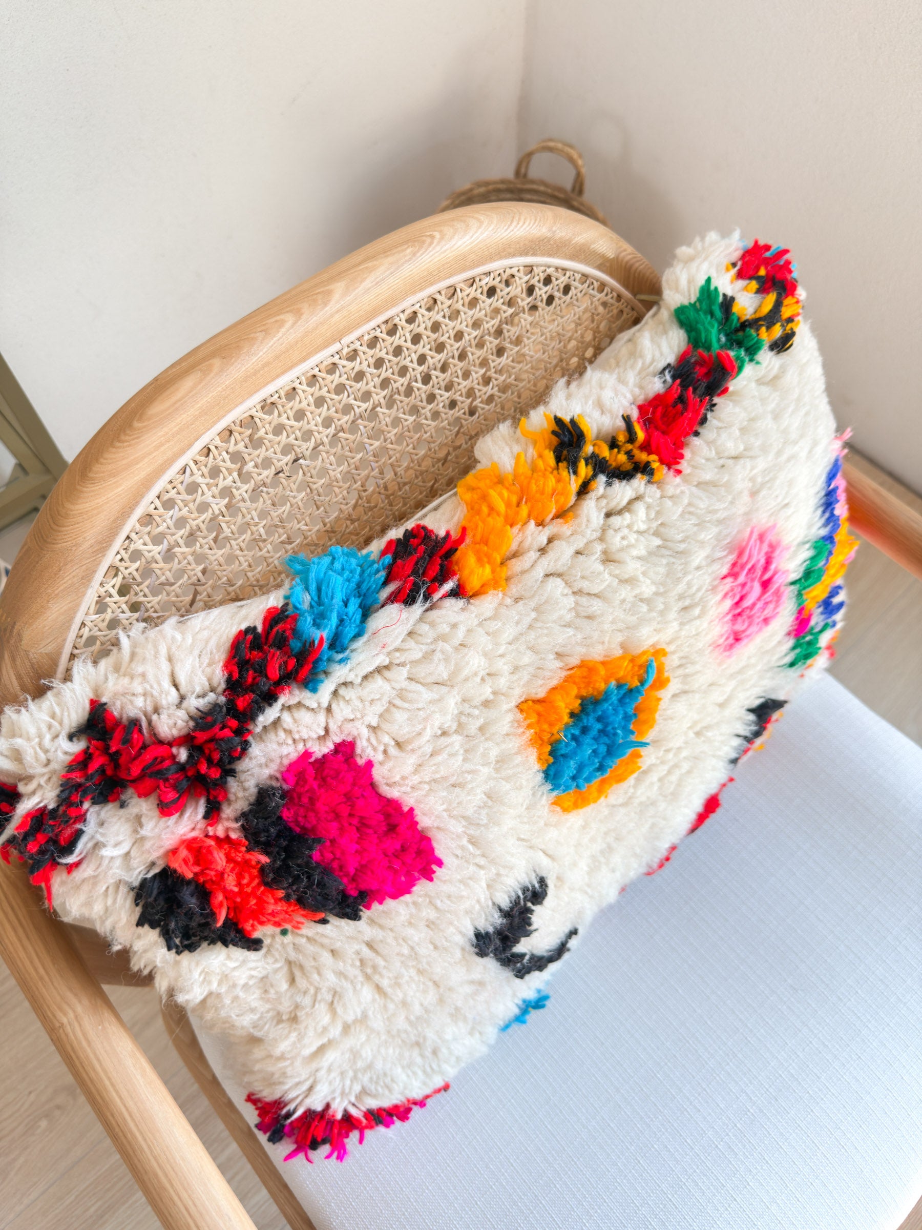 Colorful Berber cushion no. 18