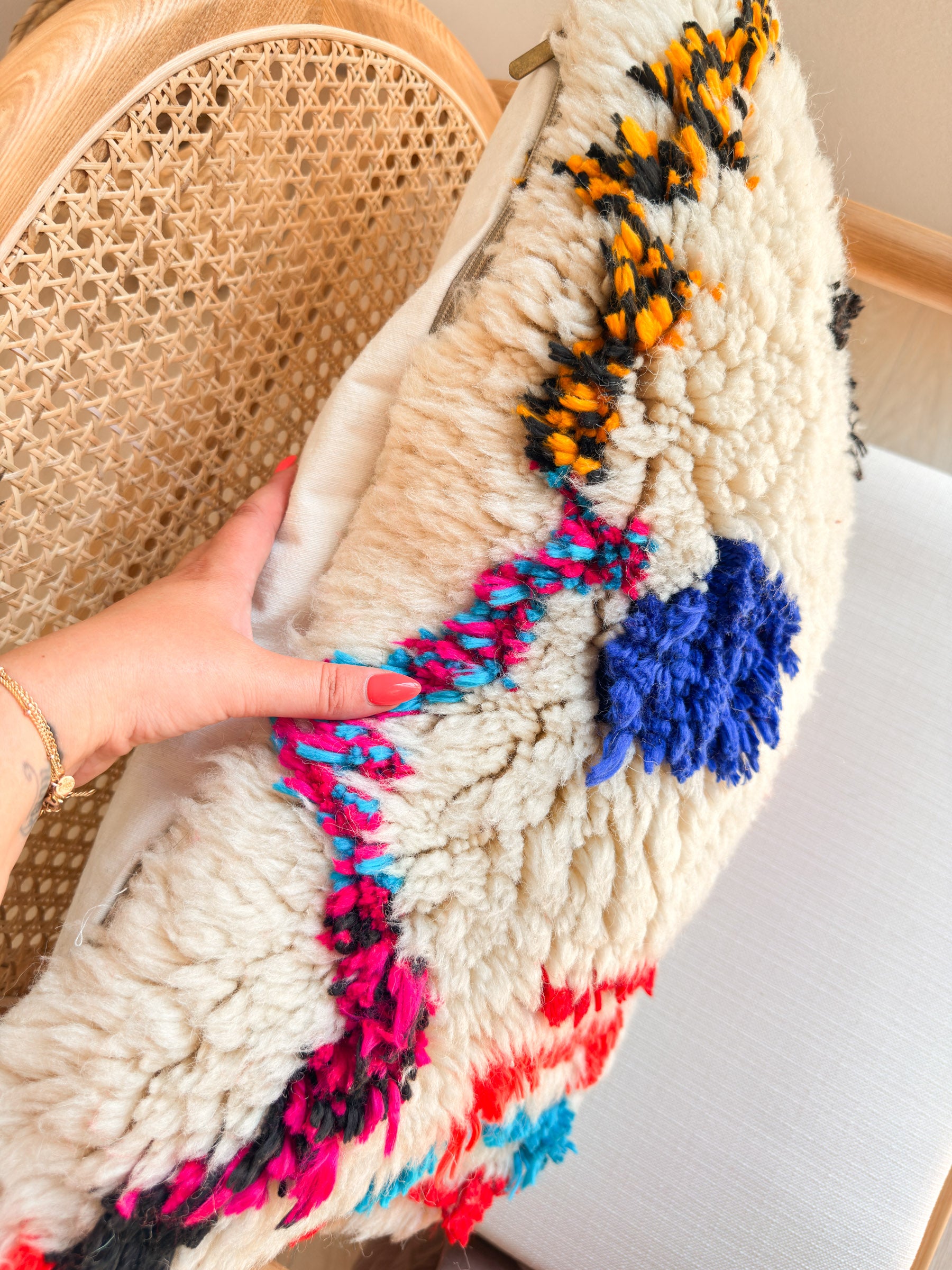 Coussin berbère coloré n°19