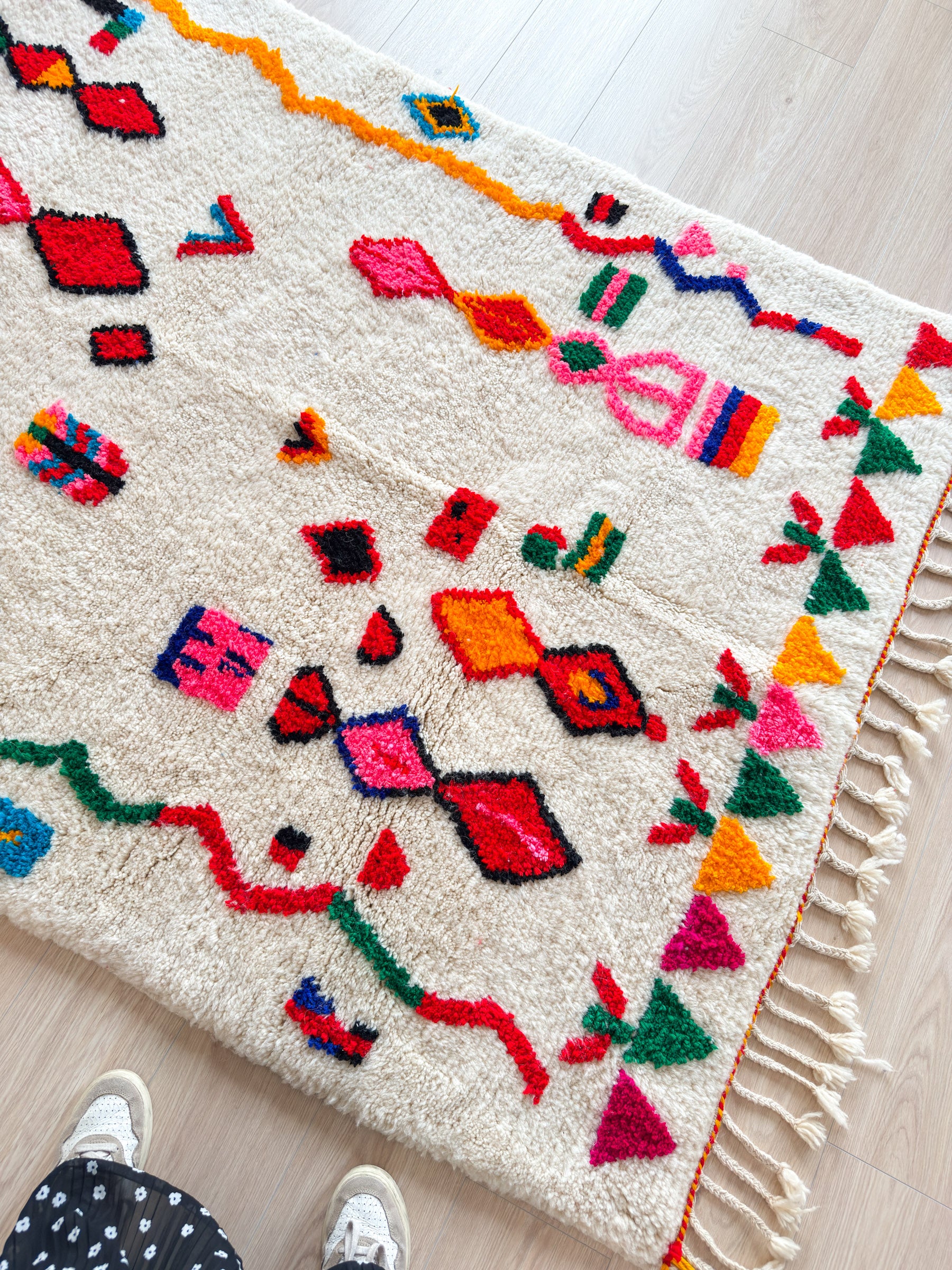 Colorful Berber carpet - n°616