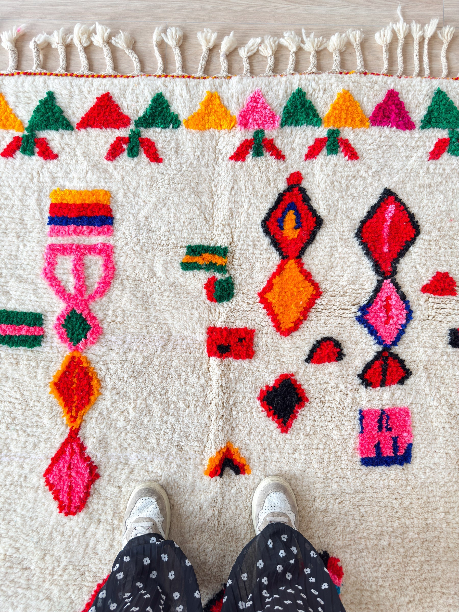 Colorful Berber carpet - n°616