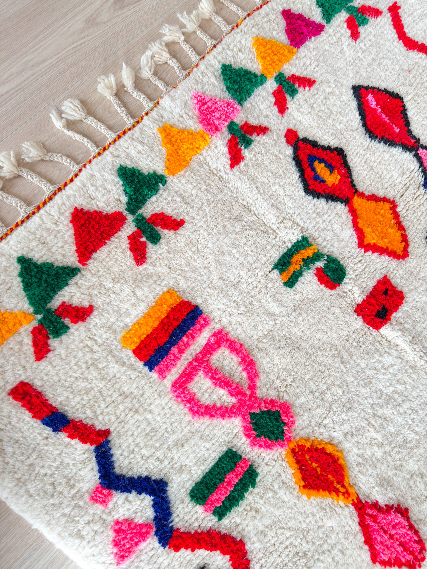 Colorful Berber carpet - n°616
