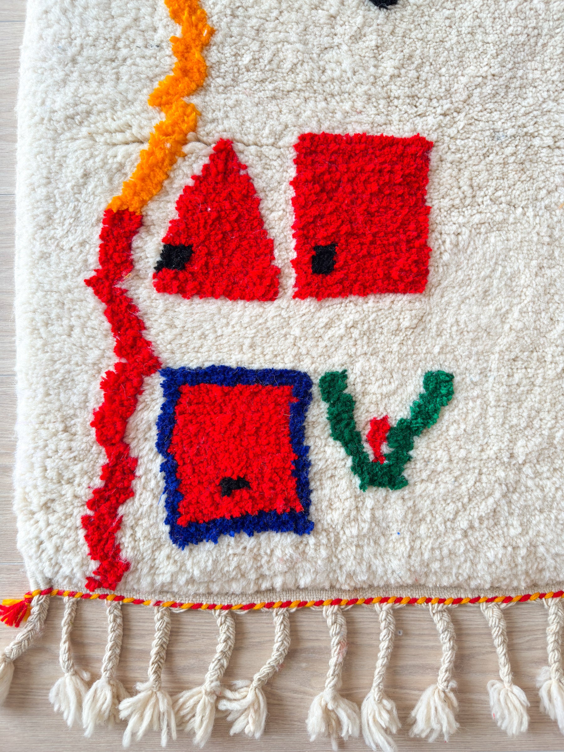 Colorful Berber carpet - n°616