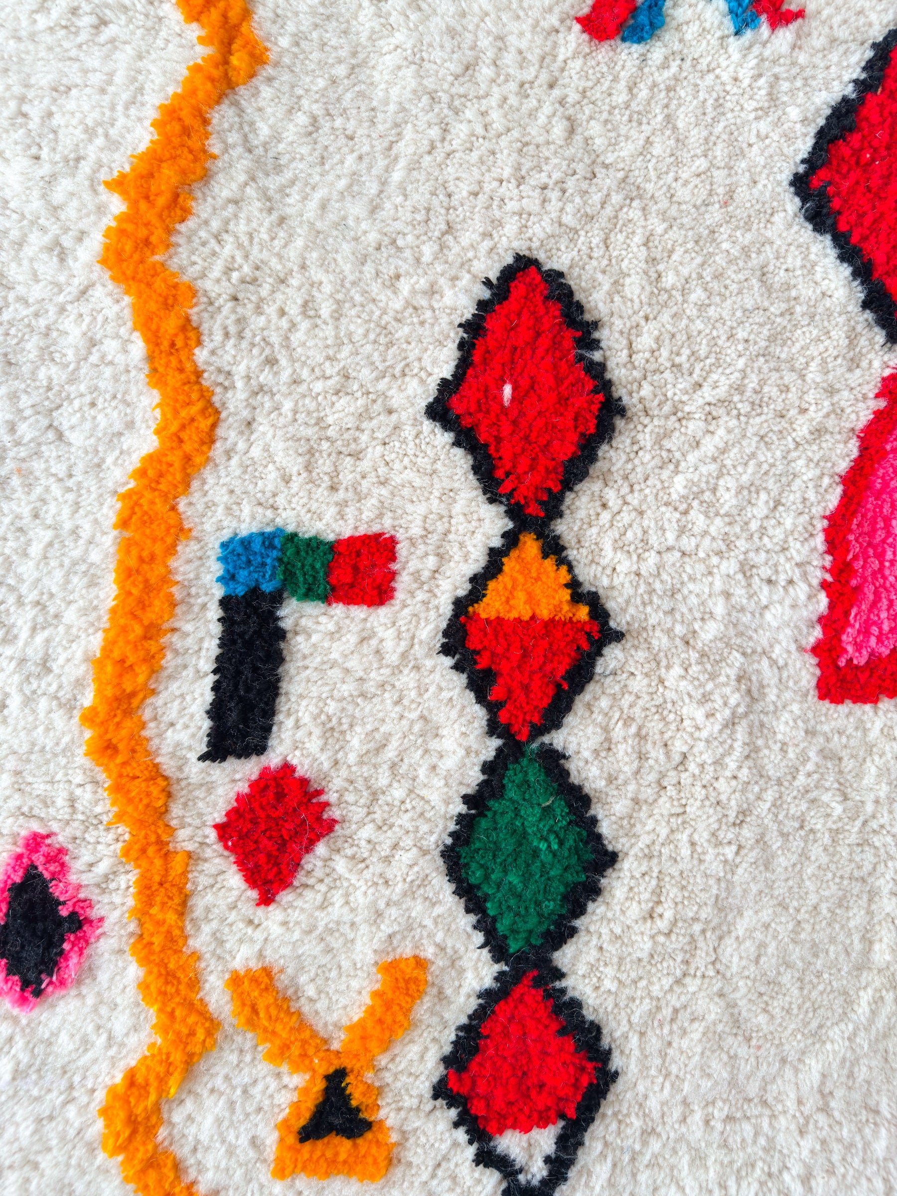 Colorful Berber carpet - n°616