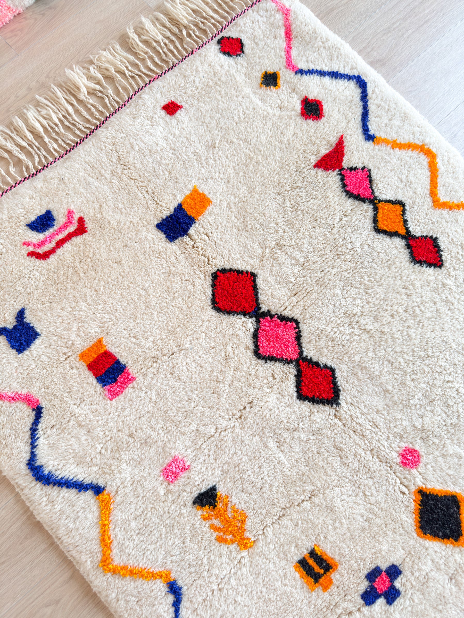 Tapis berbère coloré 149 x 230 cm - n°2217