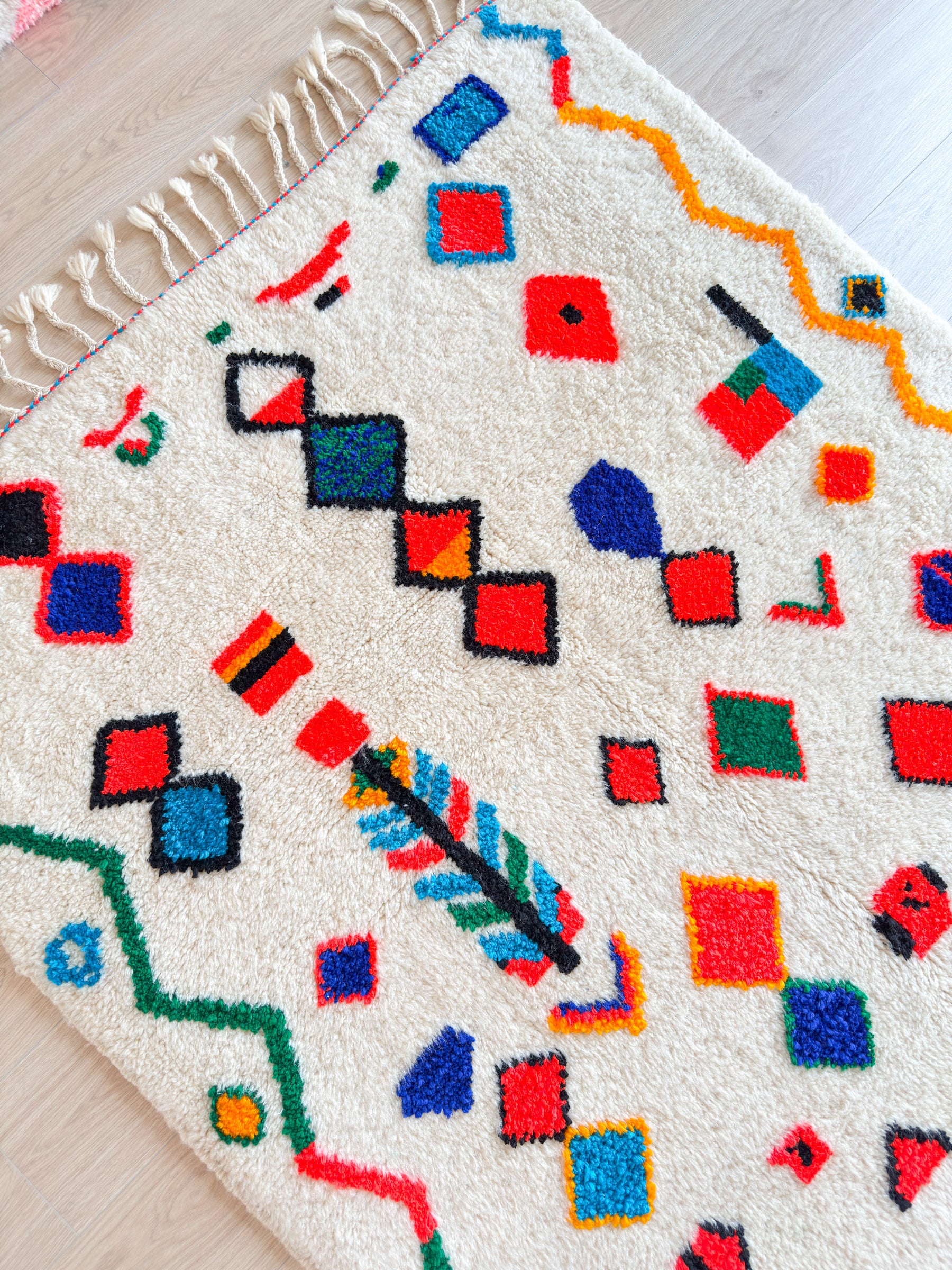Colorful Berber rug 148 x 220 cm - n°2250