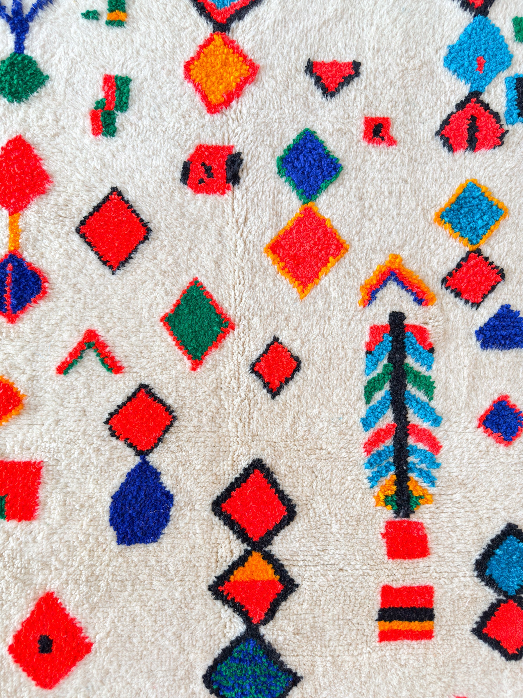 Colorful Berber rug 148 x 220 cm - n°2250