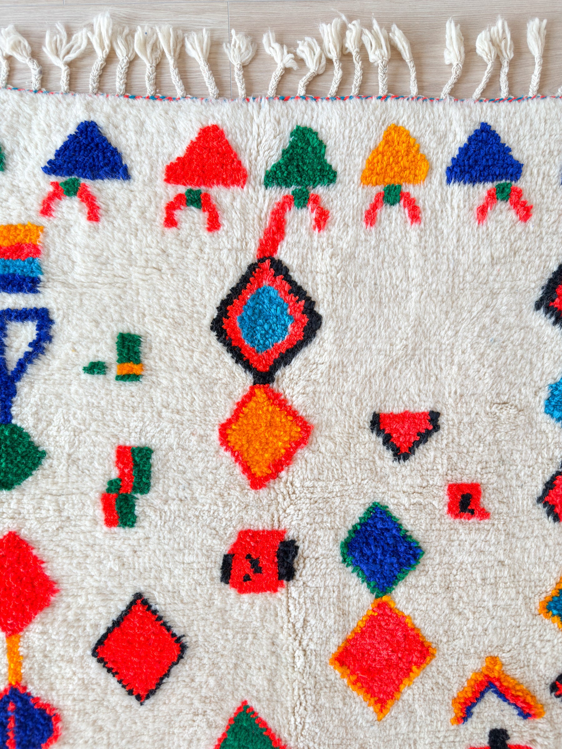 Colorful Berber rug 148 x 220 cm - n°2250