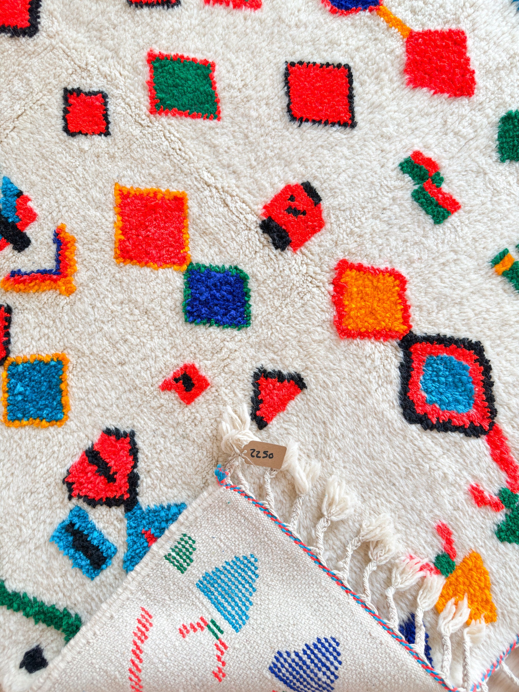 Colorful Berber rug 148 x 220 cm - n°2250