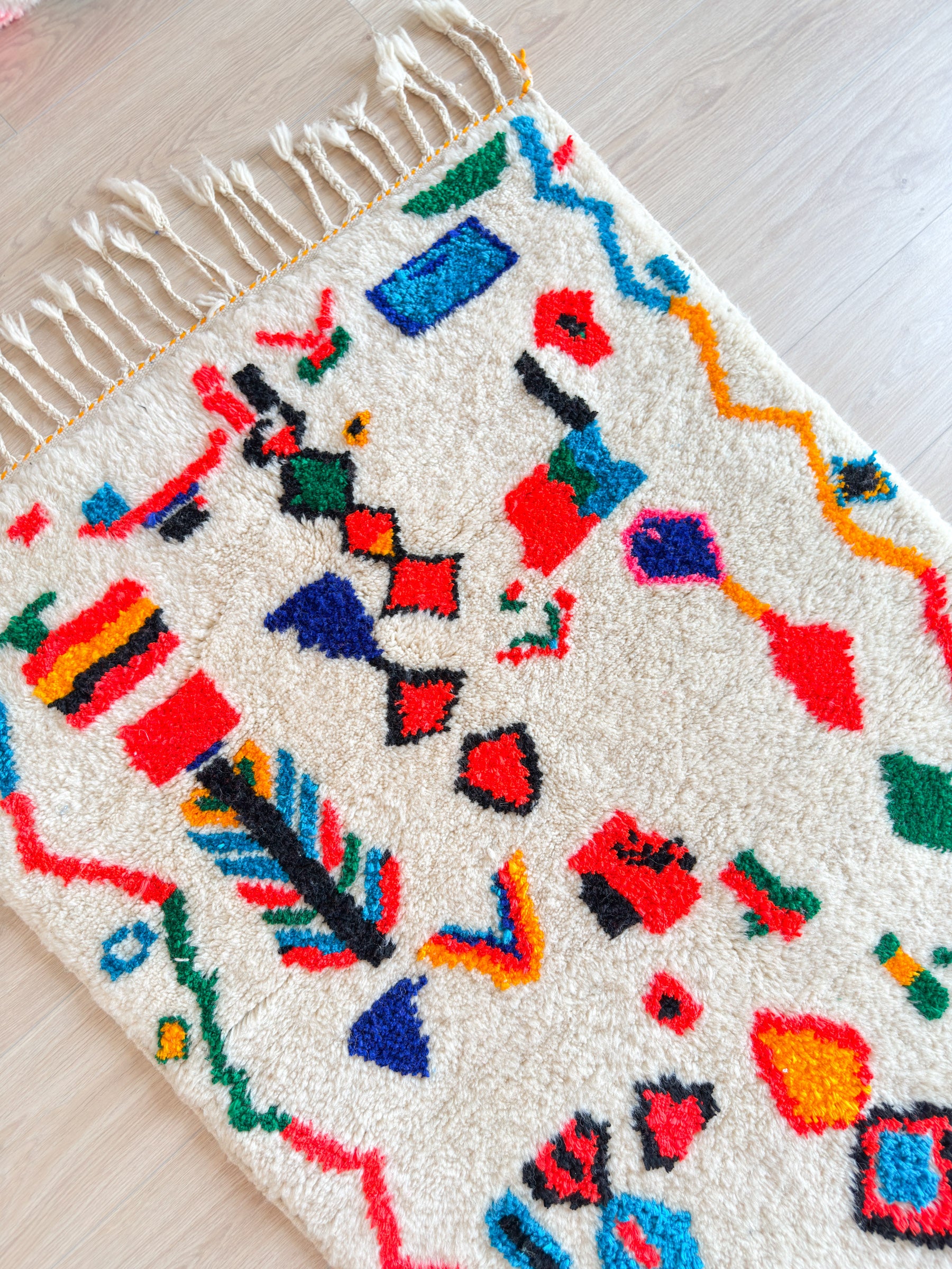 Tapis berbère coloré 103 x 181 cm - n°2214