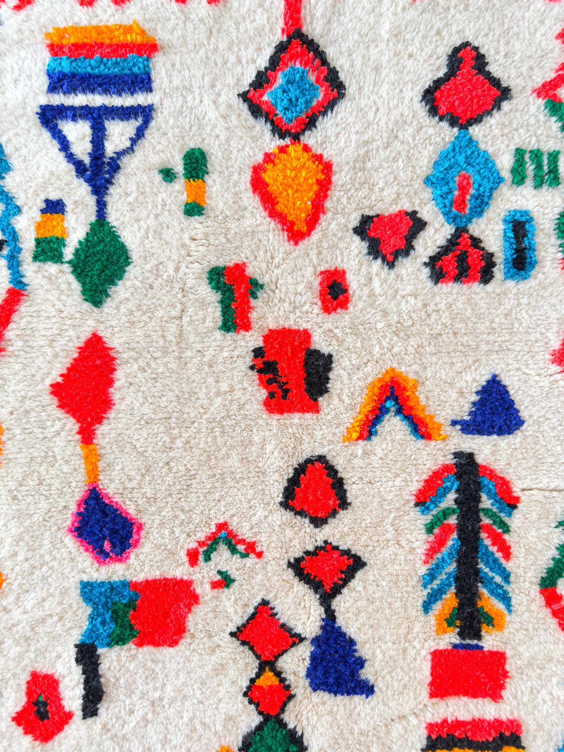 Tapis berbère coloré 103 x 181 cm - n°2214