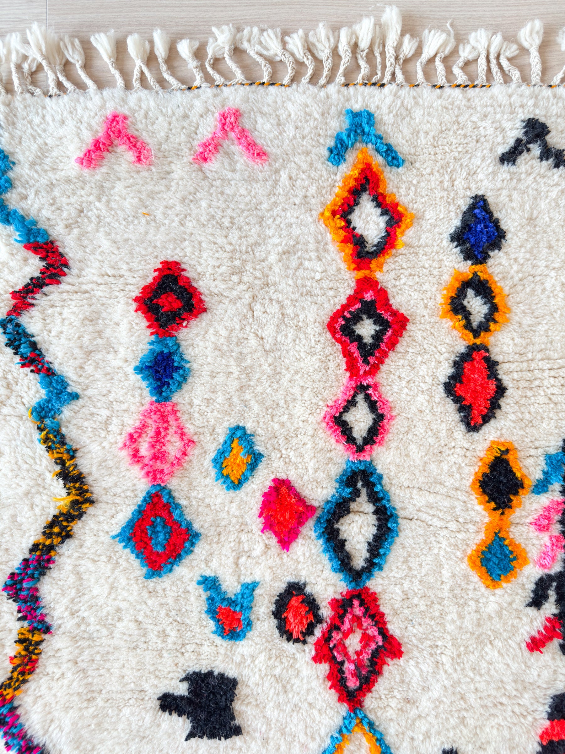 Tapis berbère coloré 104 x 167 cm - n°2233