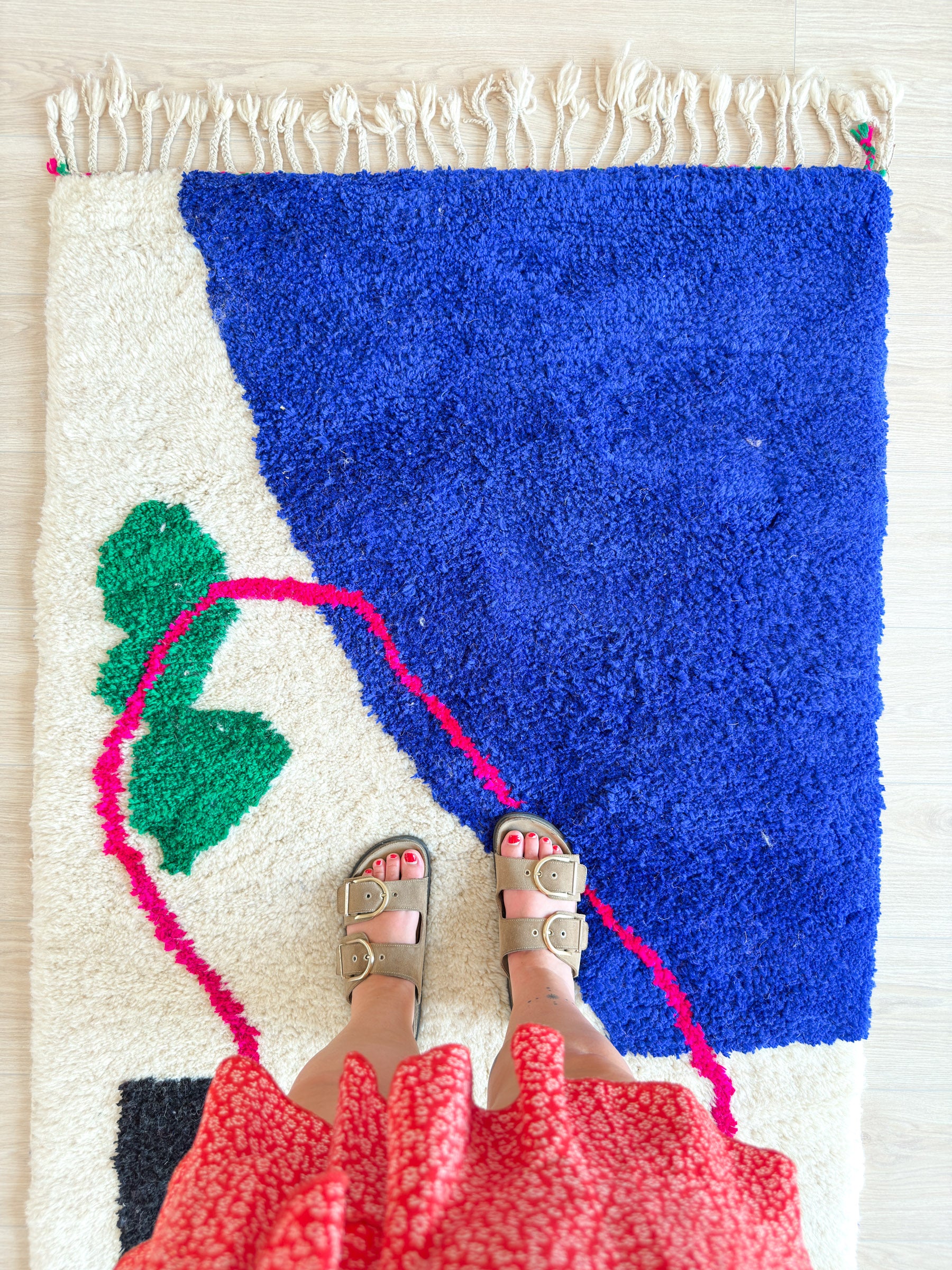 Colorful Berber rug 103 x 183 cm - n°2211