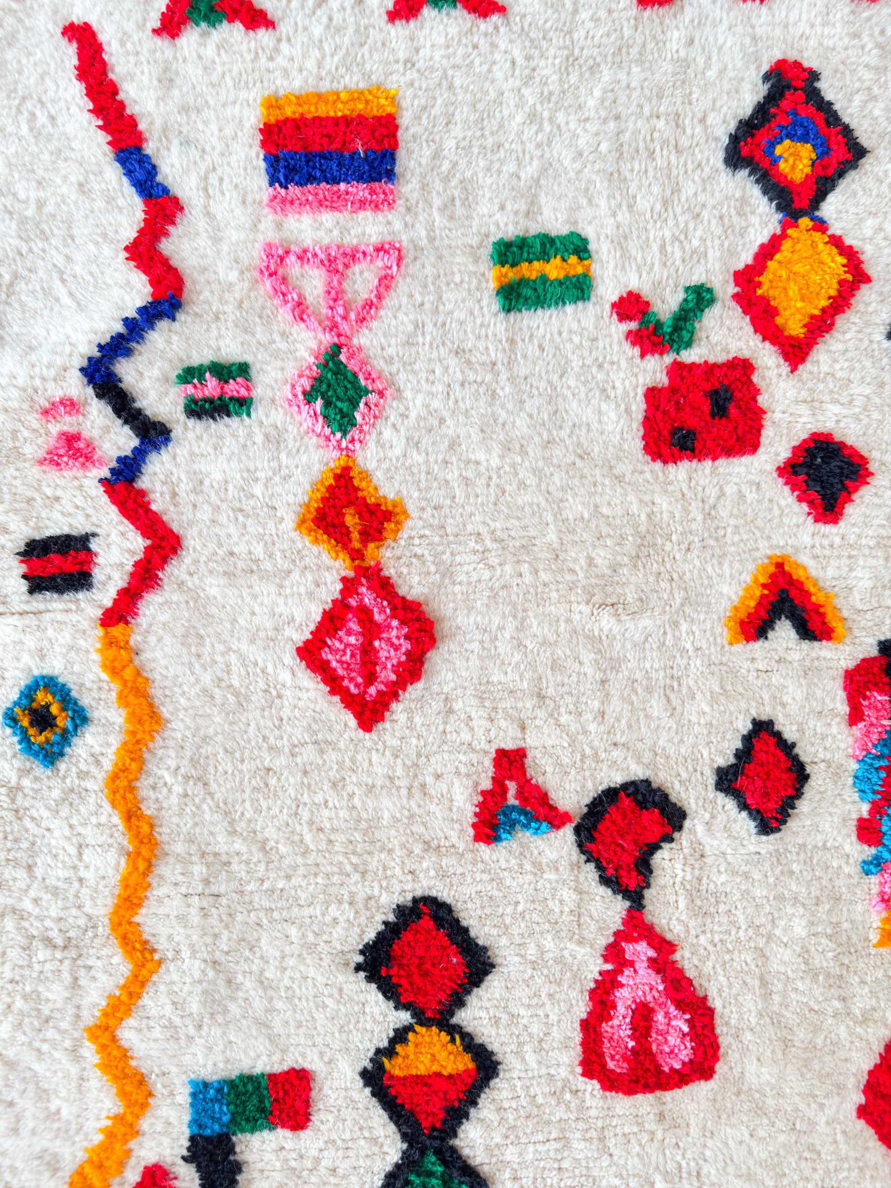 Färgglad berbermatta - n°616