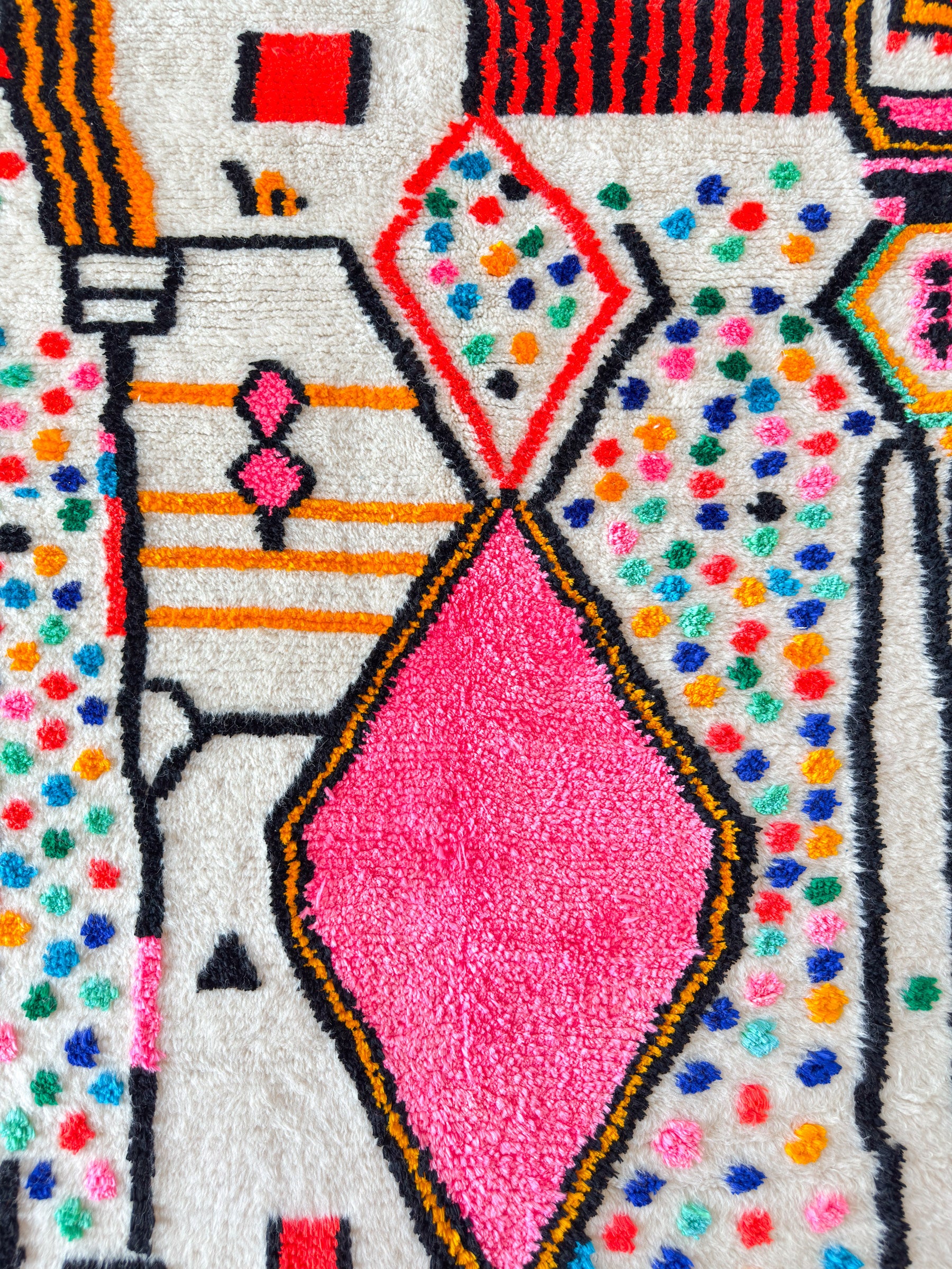 Bunter Berberteppich 165 x 283 cm - Nr. 2221