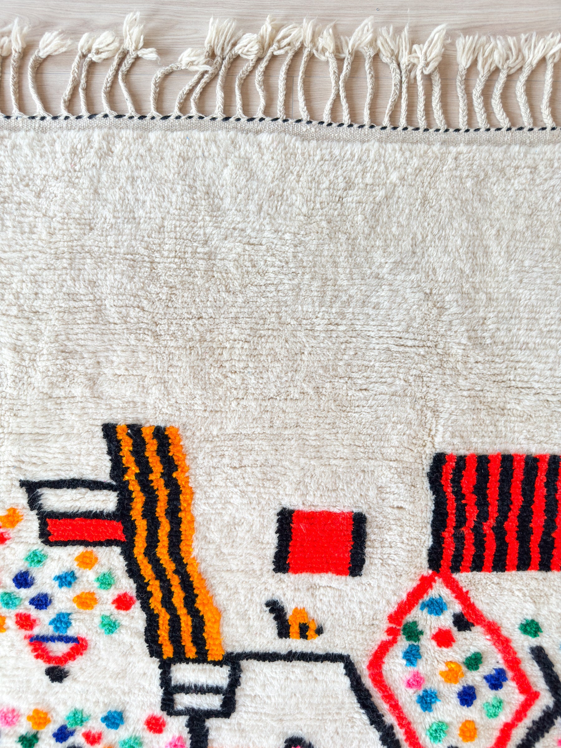 Bunter Berberteppich 165 x 283 cm - Nr. 2221