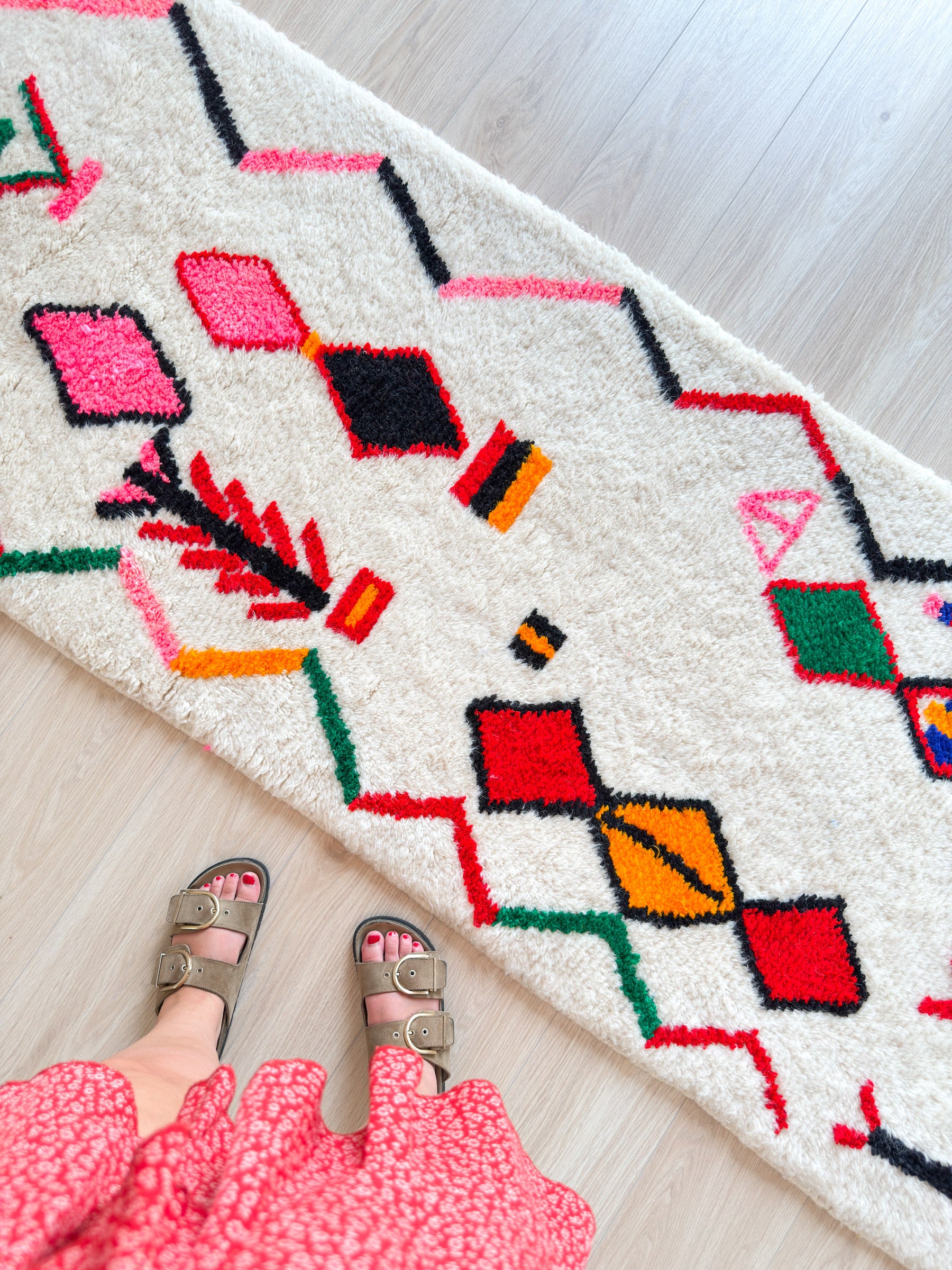 Colorful Berber Runner Rug 84 x 292 cm - No. 2247
