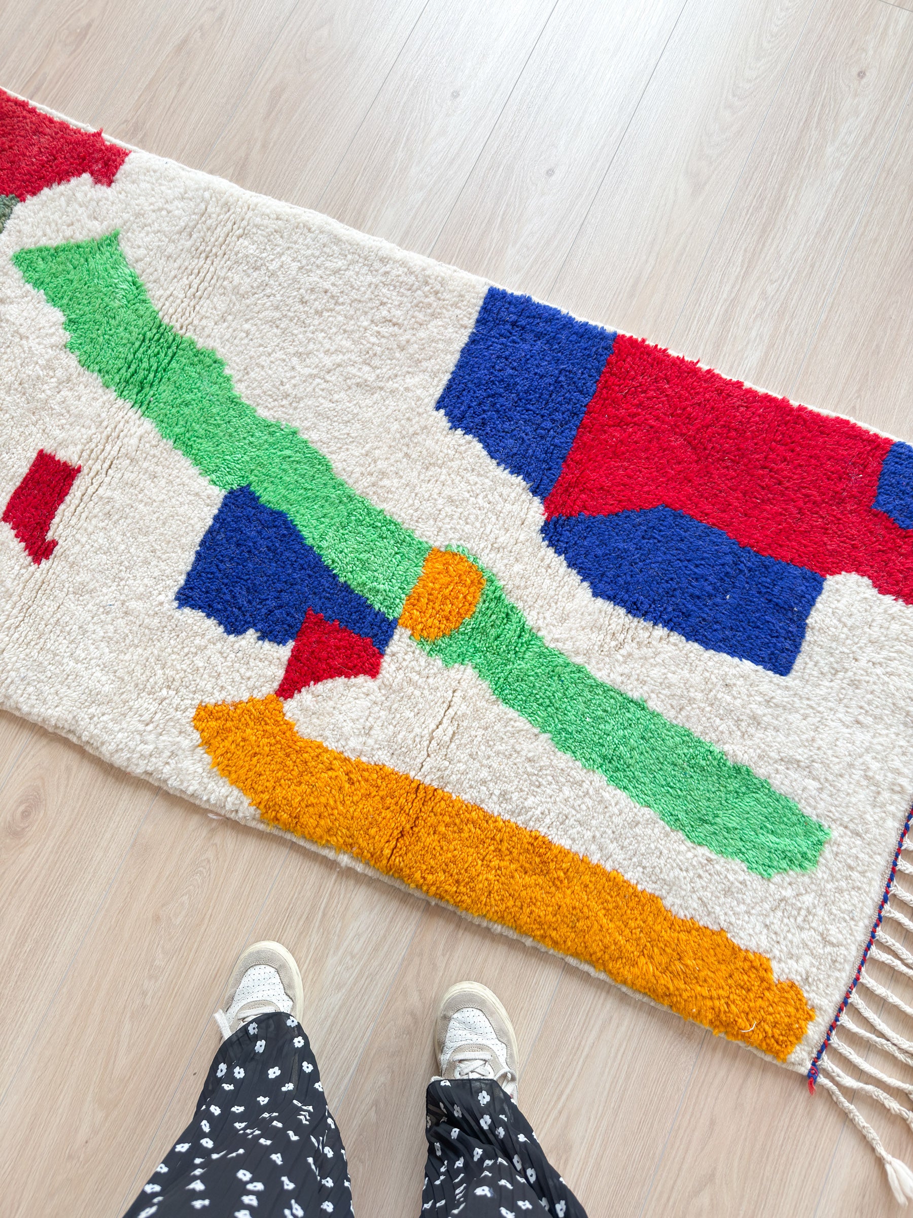 Colorful Berber Hallway Rug 83 x 275 cm - No. 1760