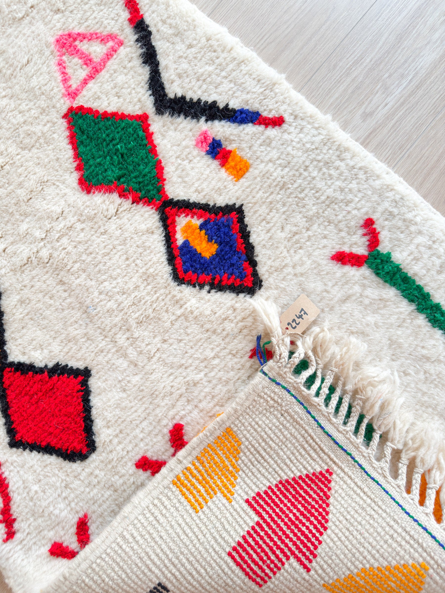 Colorful Berber Runner Rug 84 x 292 cm - No. 2247