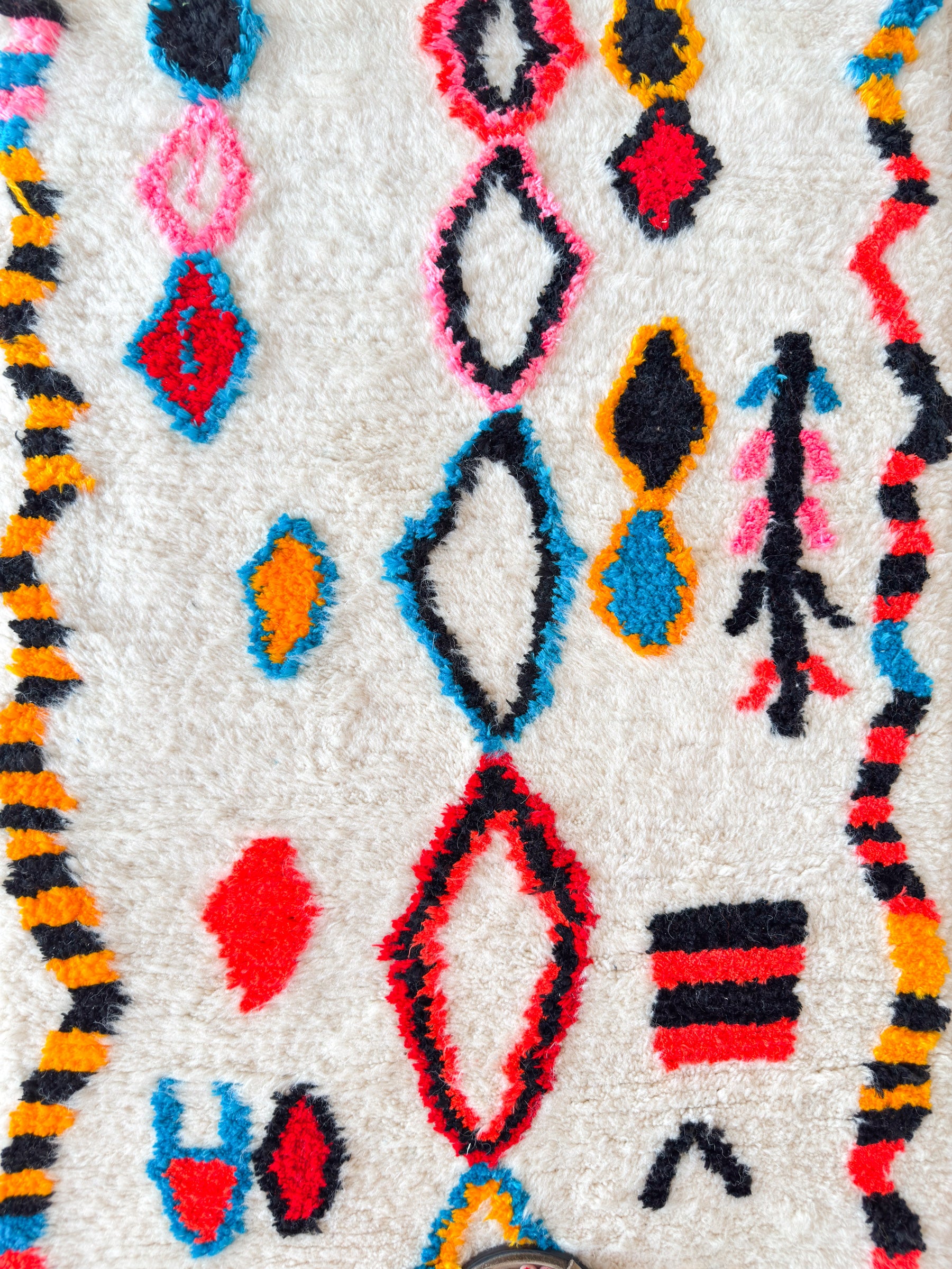 Farbenfroher Berber-Läuferteppich 86 x 256 cm - Nr. 2223