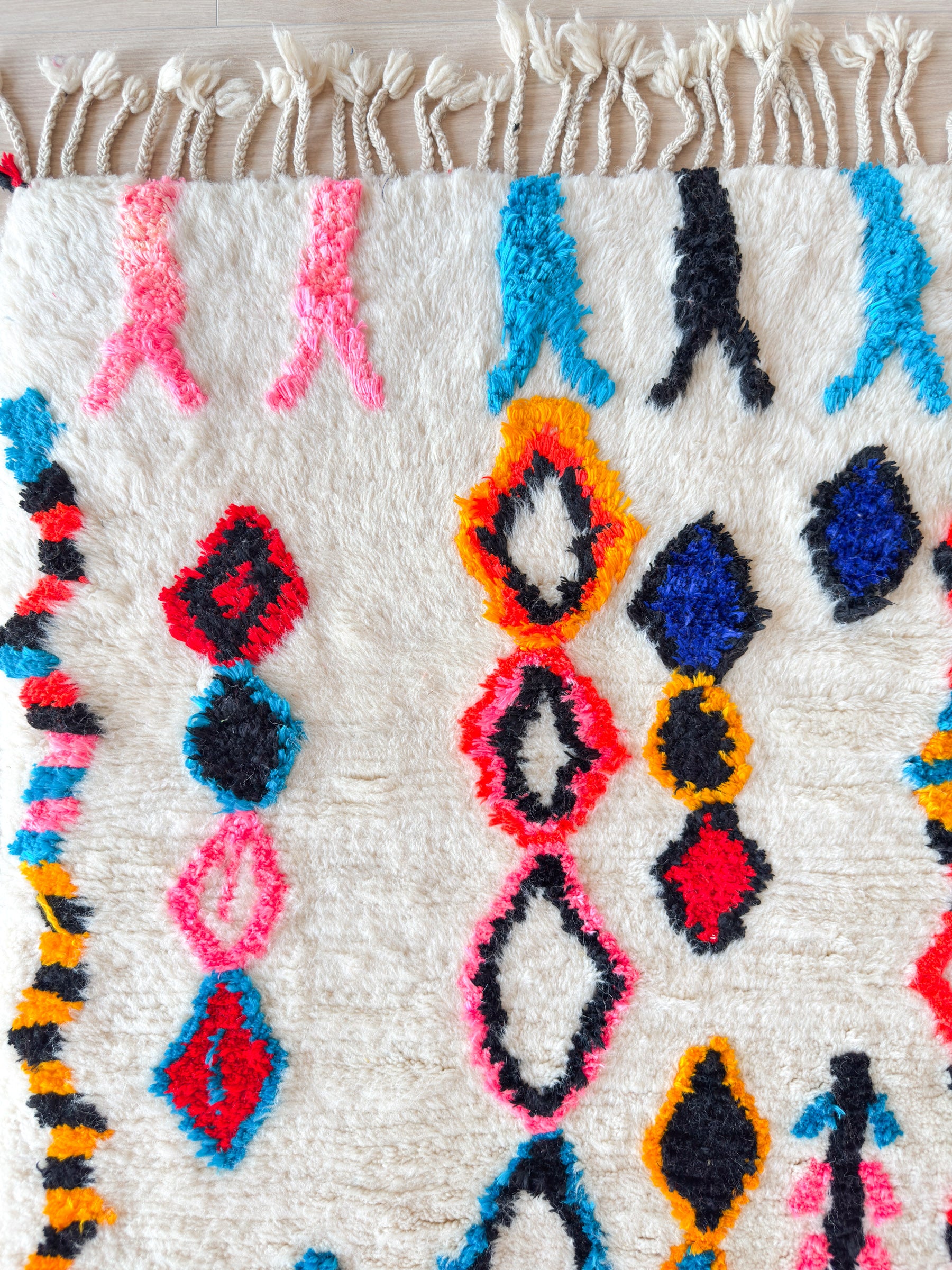 Färgglad berbermatta för korridor 86 x 256 cm - n°2223