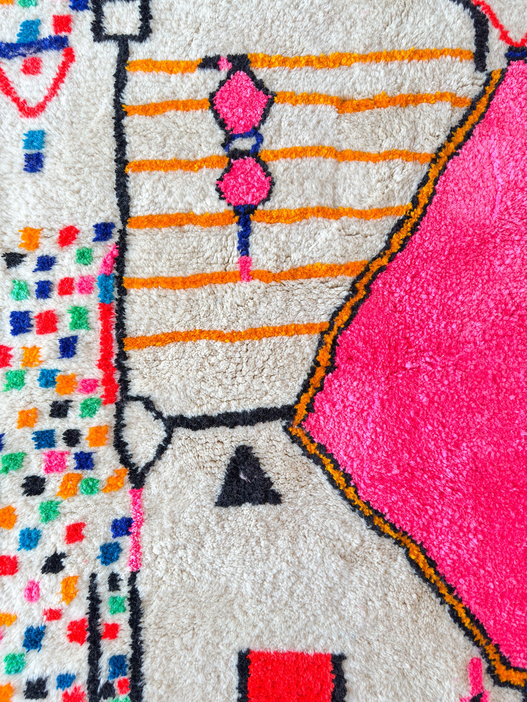Colorful Berber rug 185 x 296 cm - n°2249