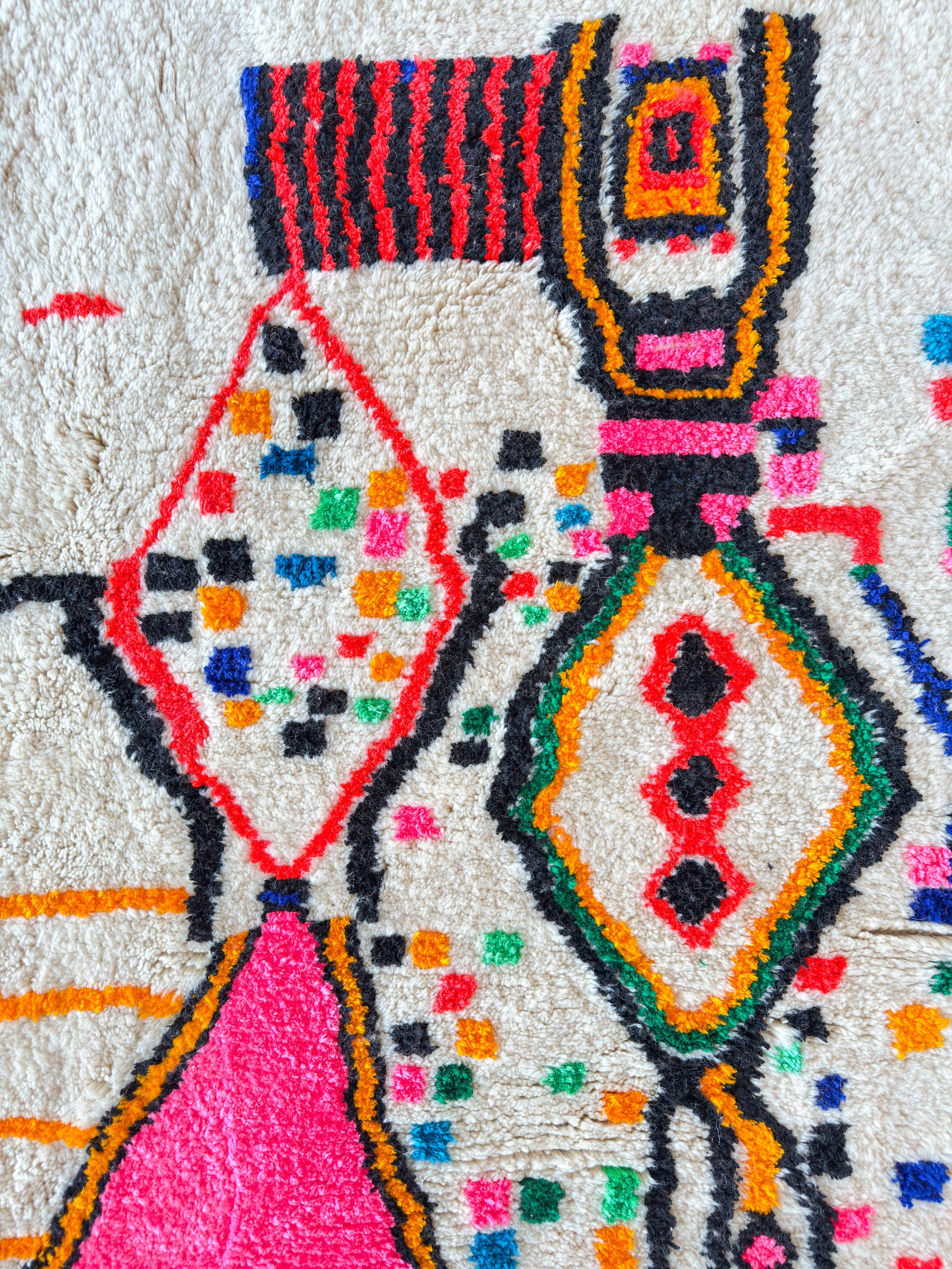 Colorful Berber rug 185 x 296 cm - n°2249
