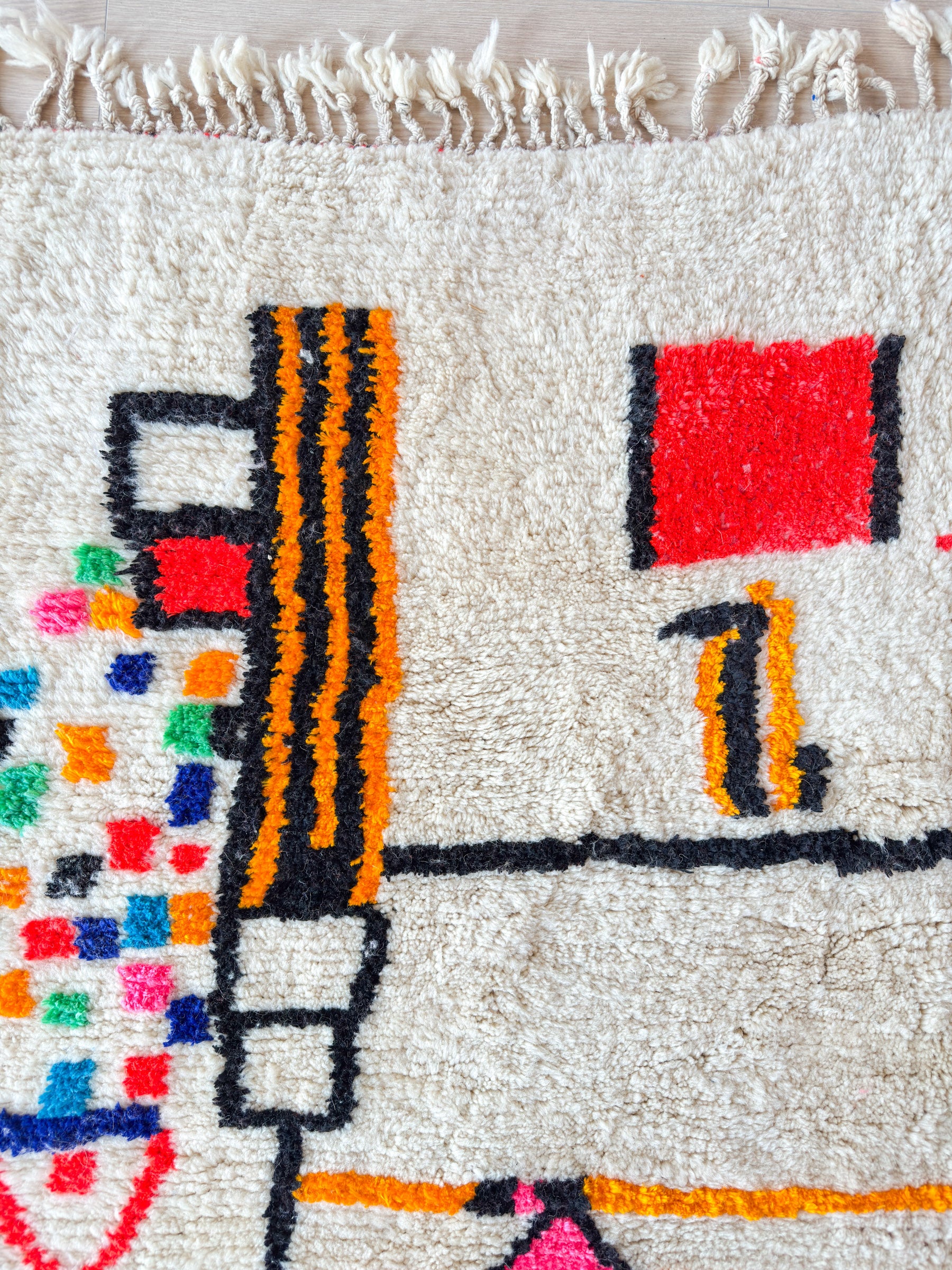 Colorful Berber rug 185 x 296 cm - n°2249